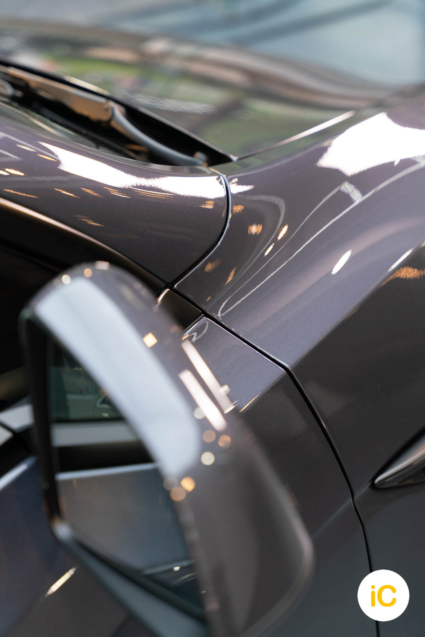 Tesla Model Y 夜銀 透明 PPF 施工作品