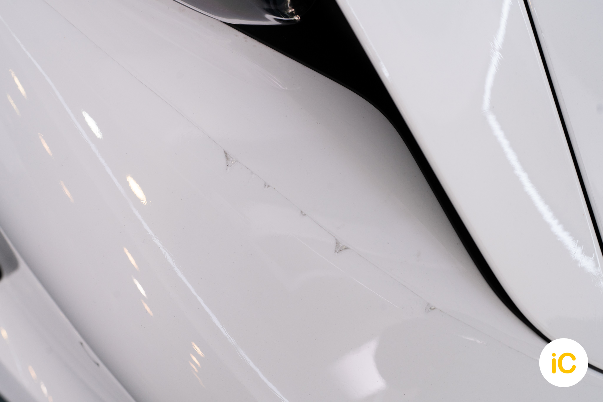 Porsche Taycan 透明 PPF 施工作品