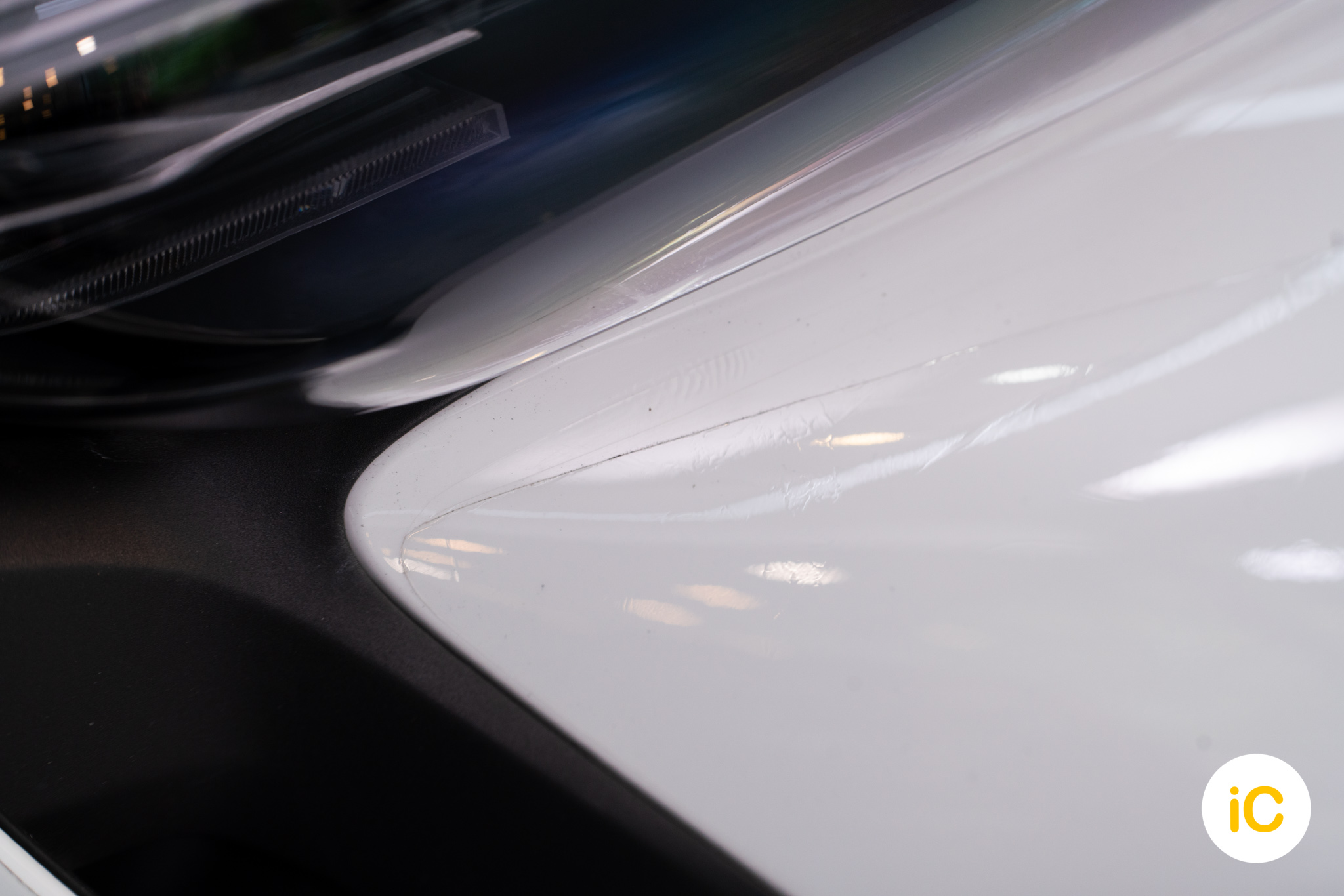 Porsche Taycan 透明 PPF 施工作品
