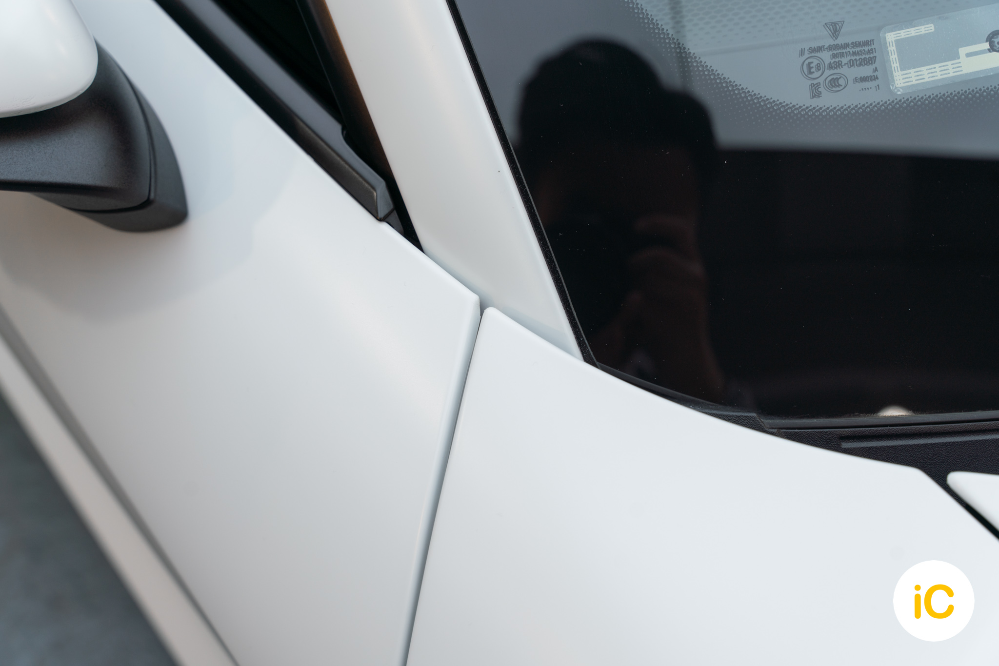 Porsche Taycan 透明 PPF 施工作品