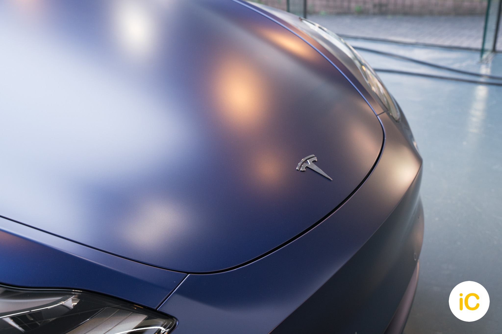 Tesla Model Y 深藍 透明 PPF 施工作品
