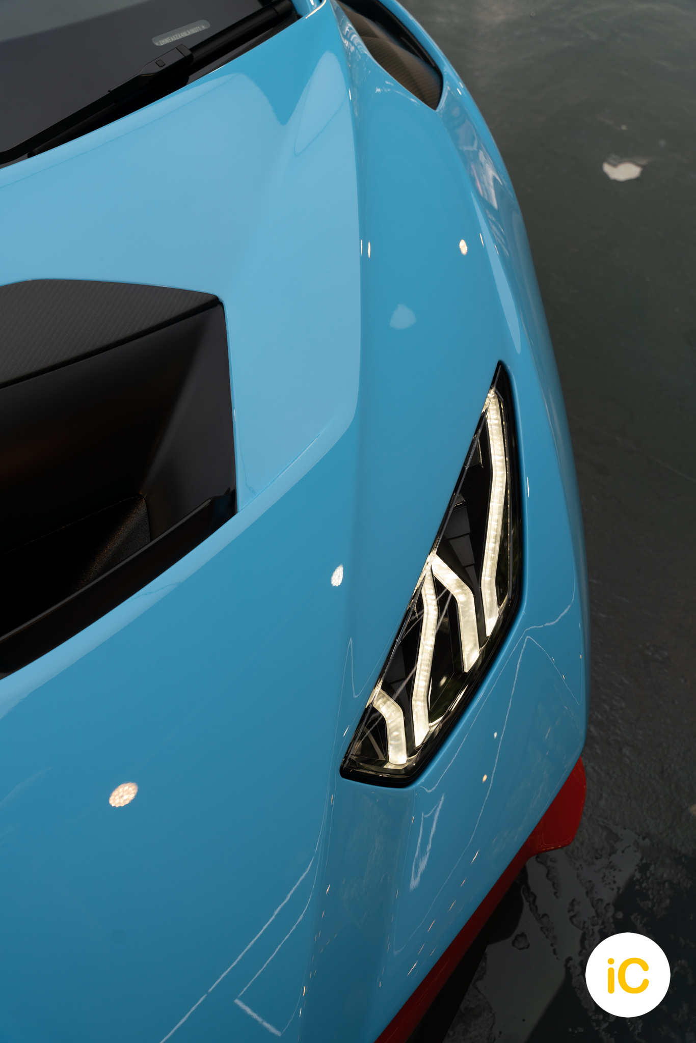 Lamborghini Huracán STO 透明 PPF 施工作品