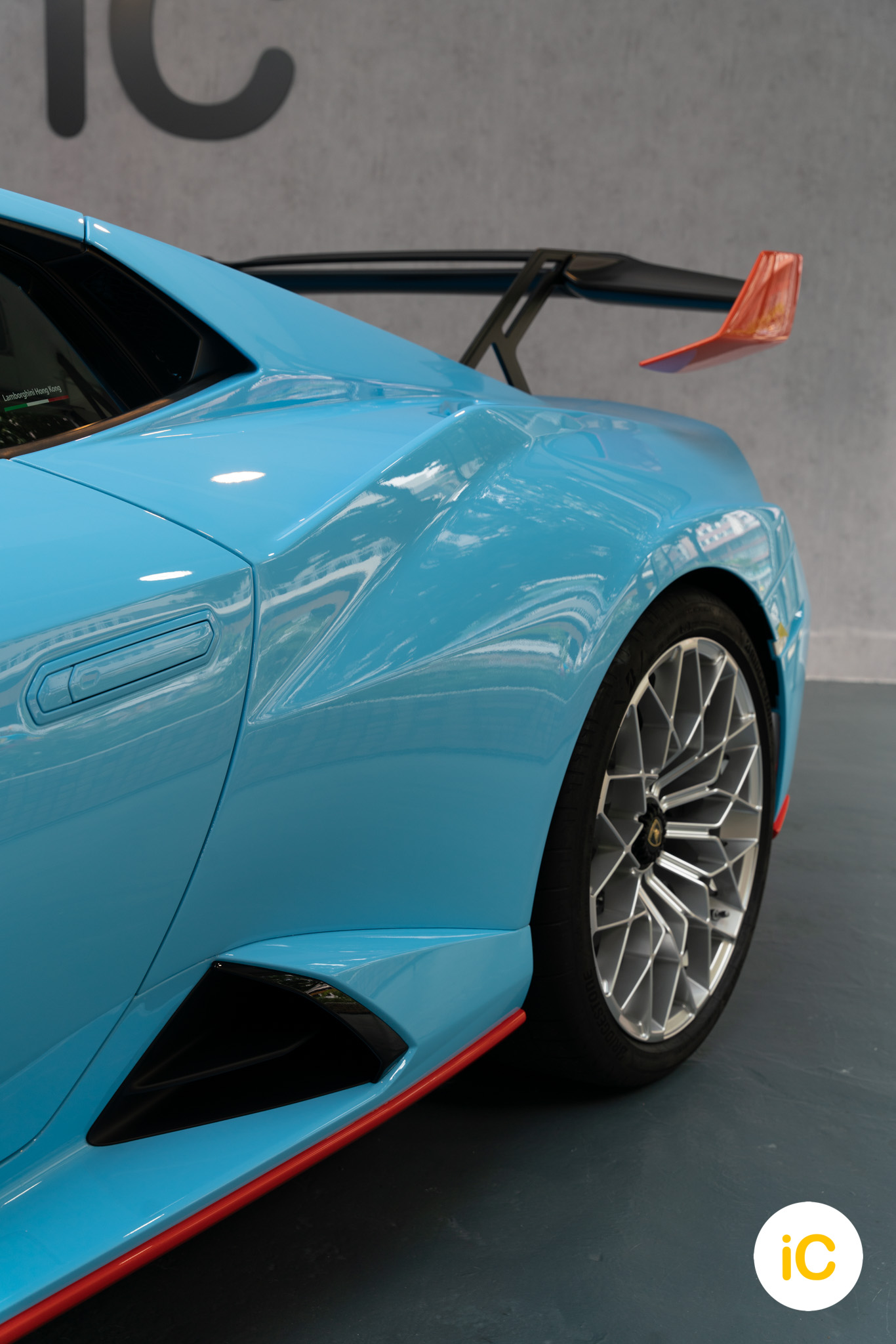 Lamborghini Huracán STO 透明 PPF 施工作品