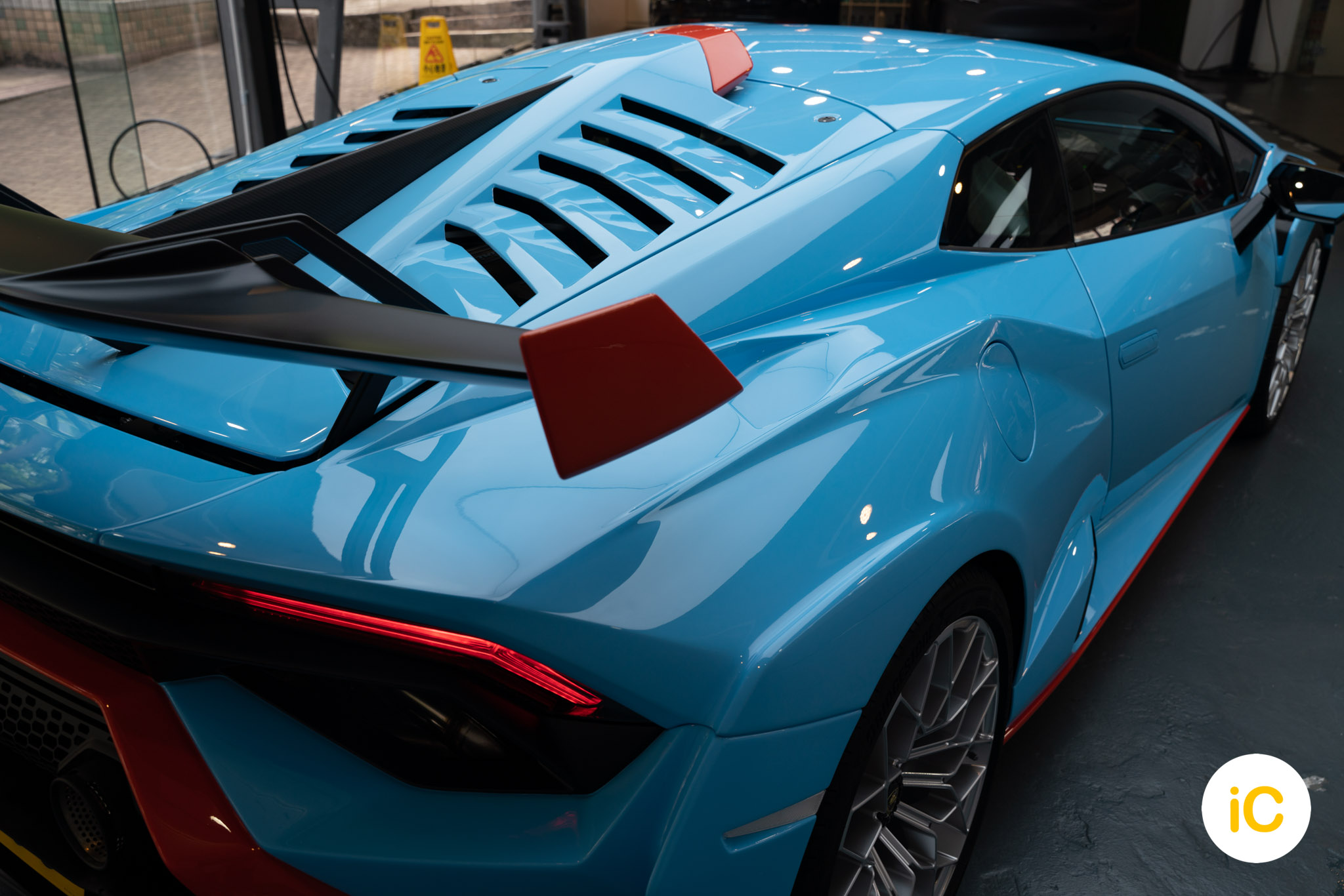 Lamborghini Huracán STO 透明 PPF 施工作品