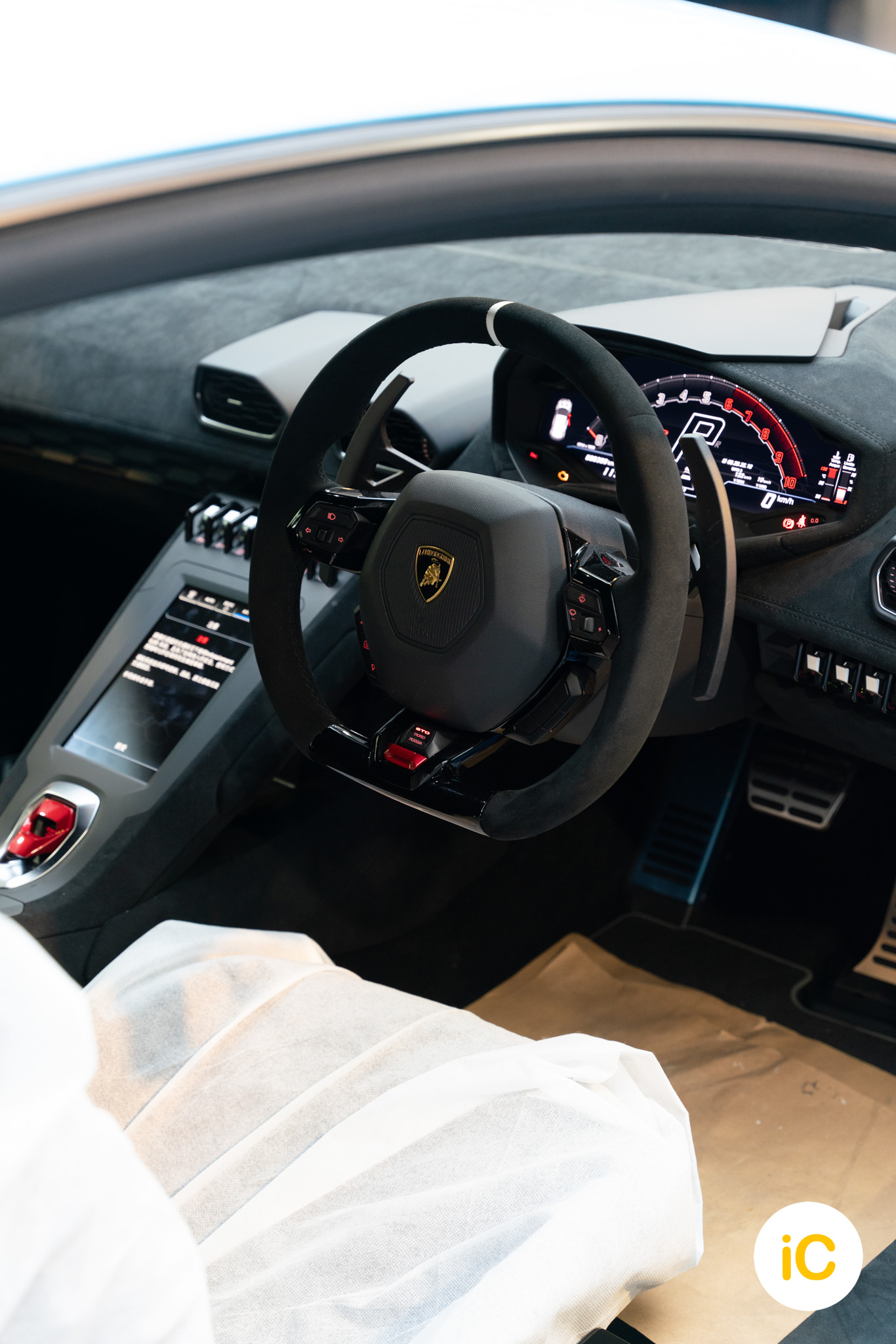 Lamborghini Huracán STO 透明 PPF 施工作品