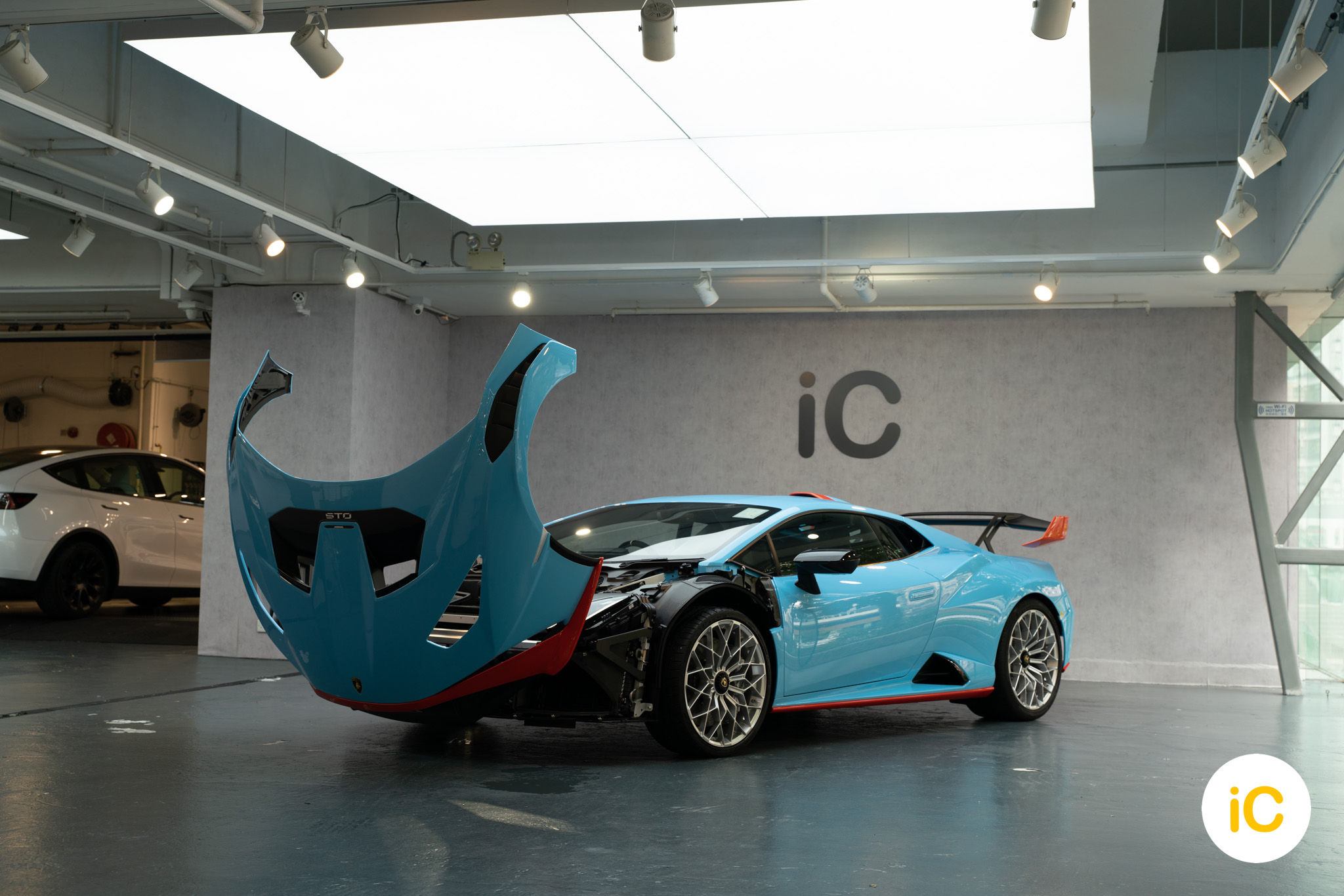 Lamborghini Huracán STO 透明 PPF 施工作品