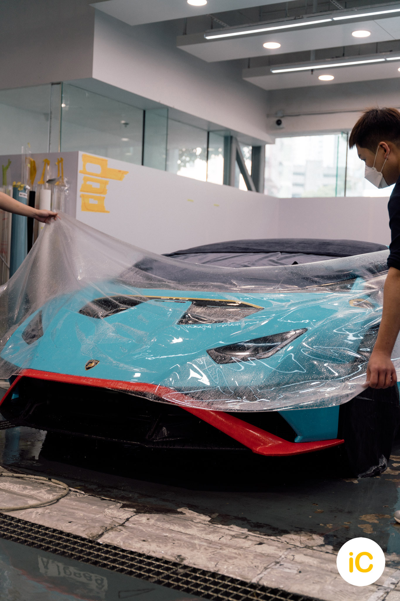 Lamborghini Huracán STO 透明 PPF 施工作品