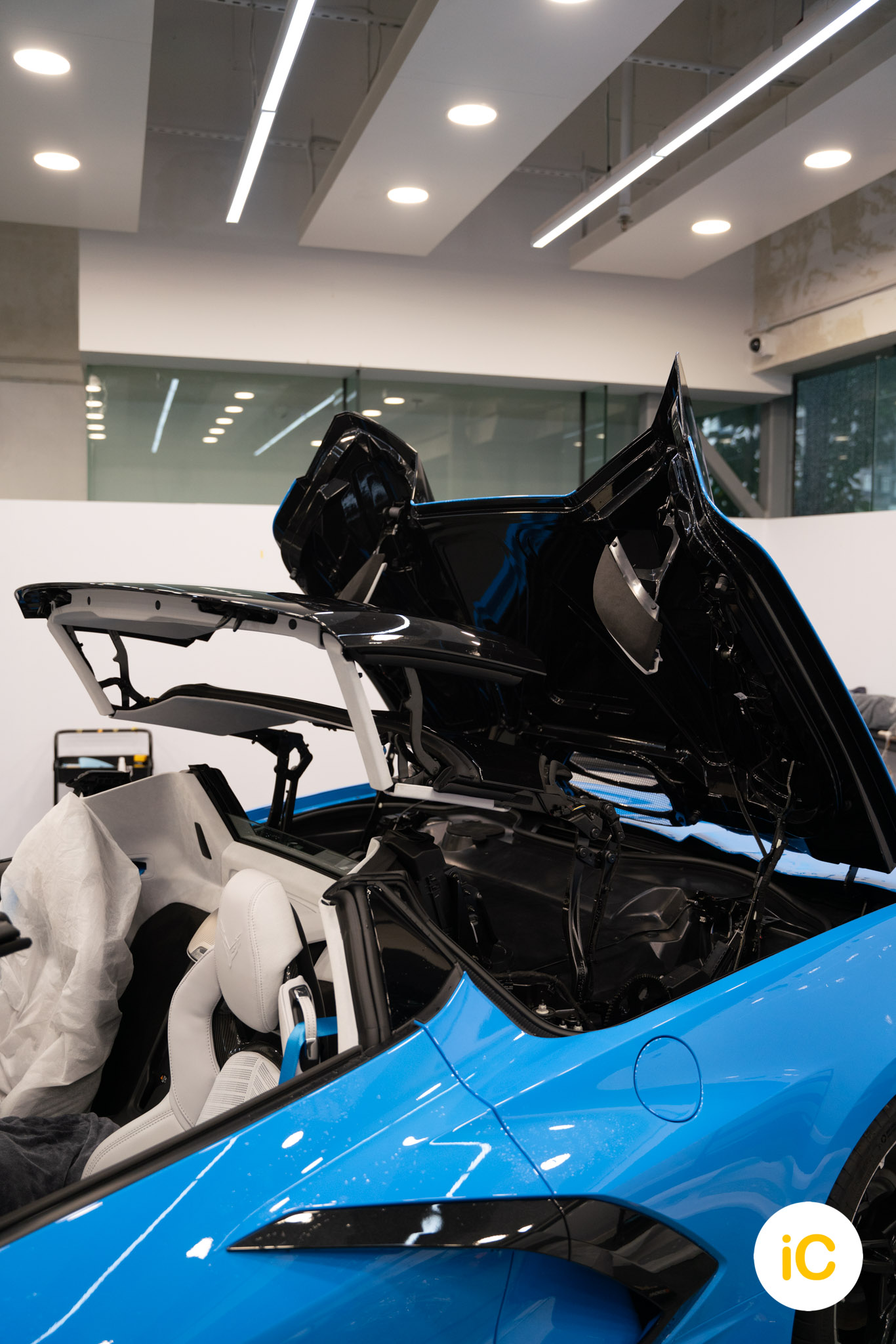 Chevrolet CORVETTE C8 透明 PPF 施工作品