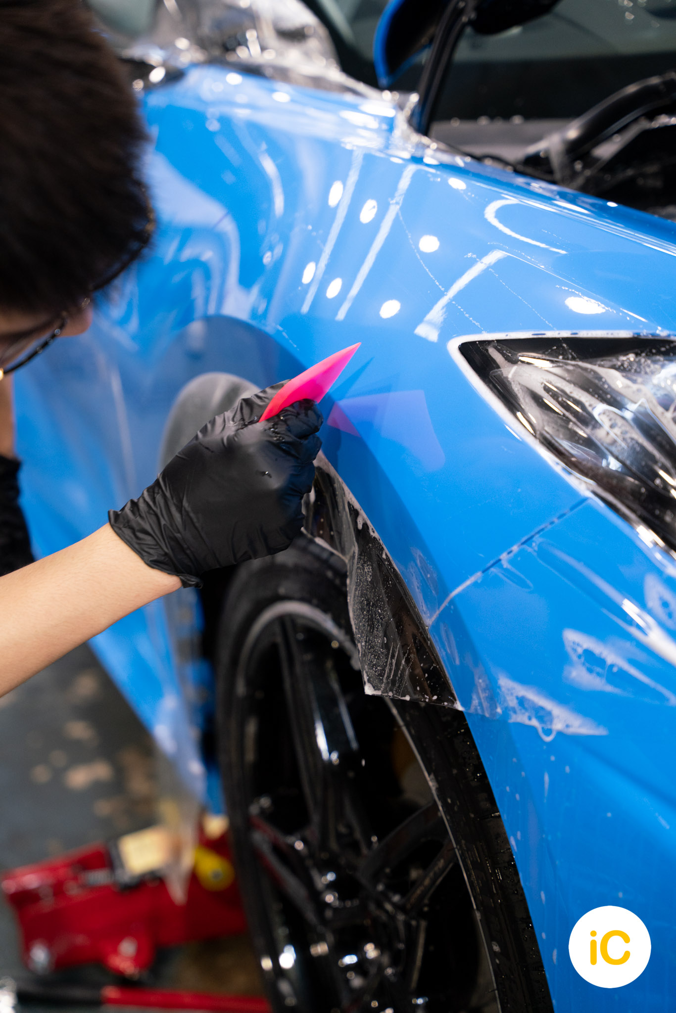 Chevrolet CORVETTE C8 透明 PPF 施工作品