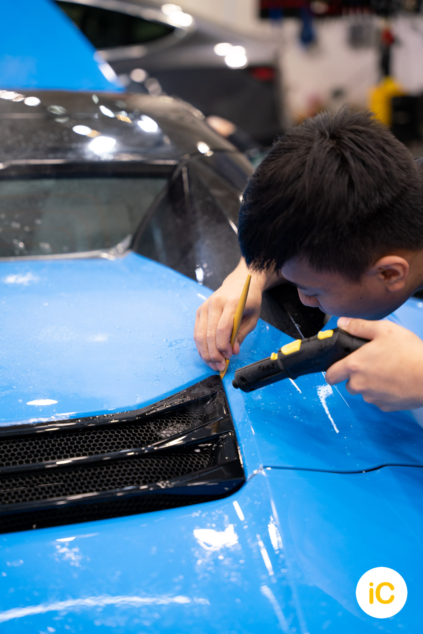 Chevrolet CORVETTE C8 透明 PPF 施工作品