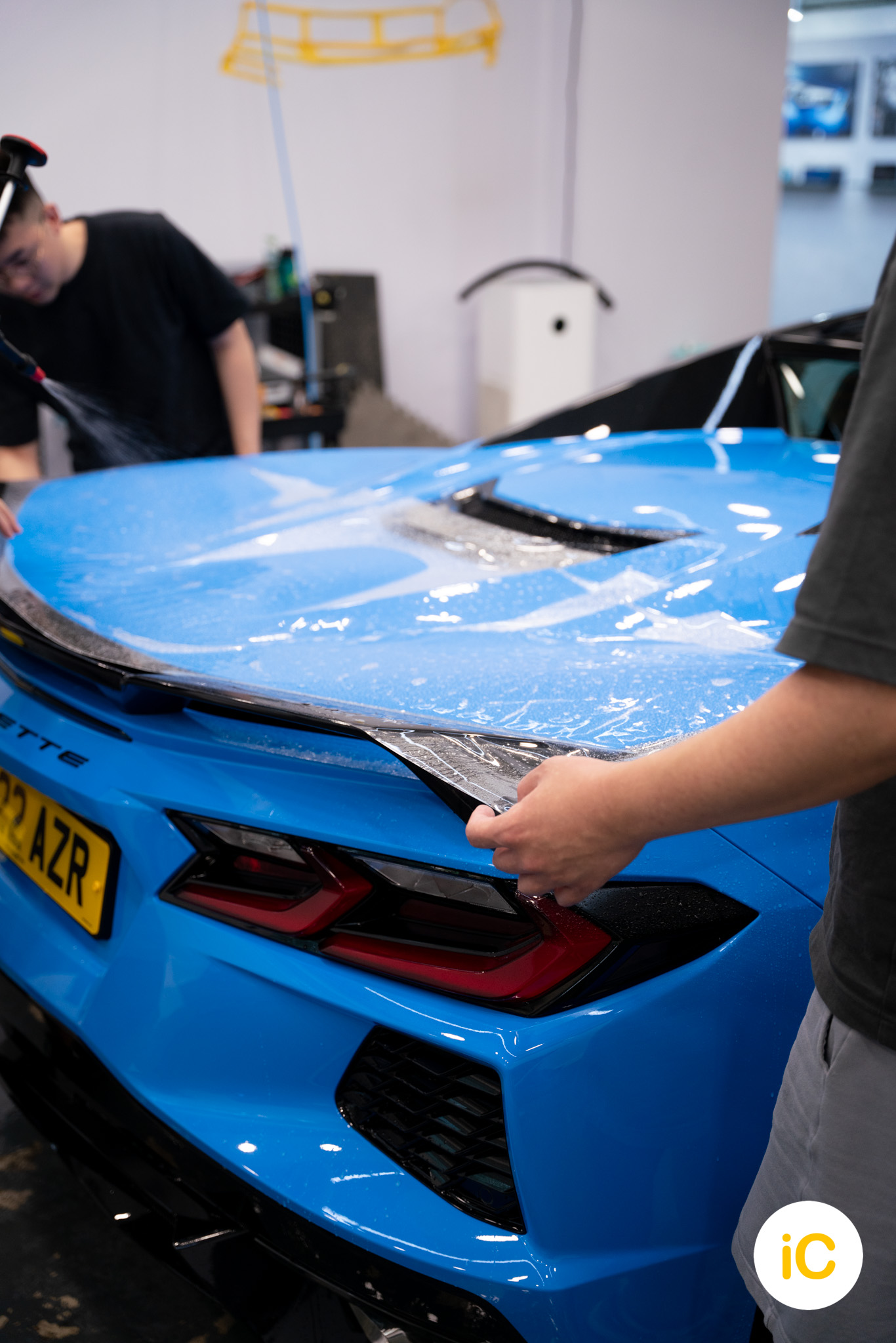 Chevrolet CORVETTE C8 透明 PPF 施工作品