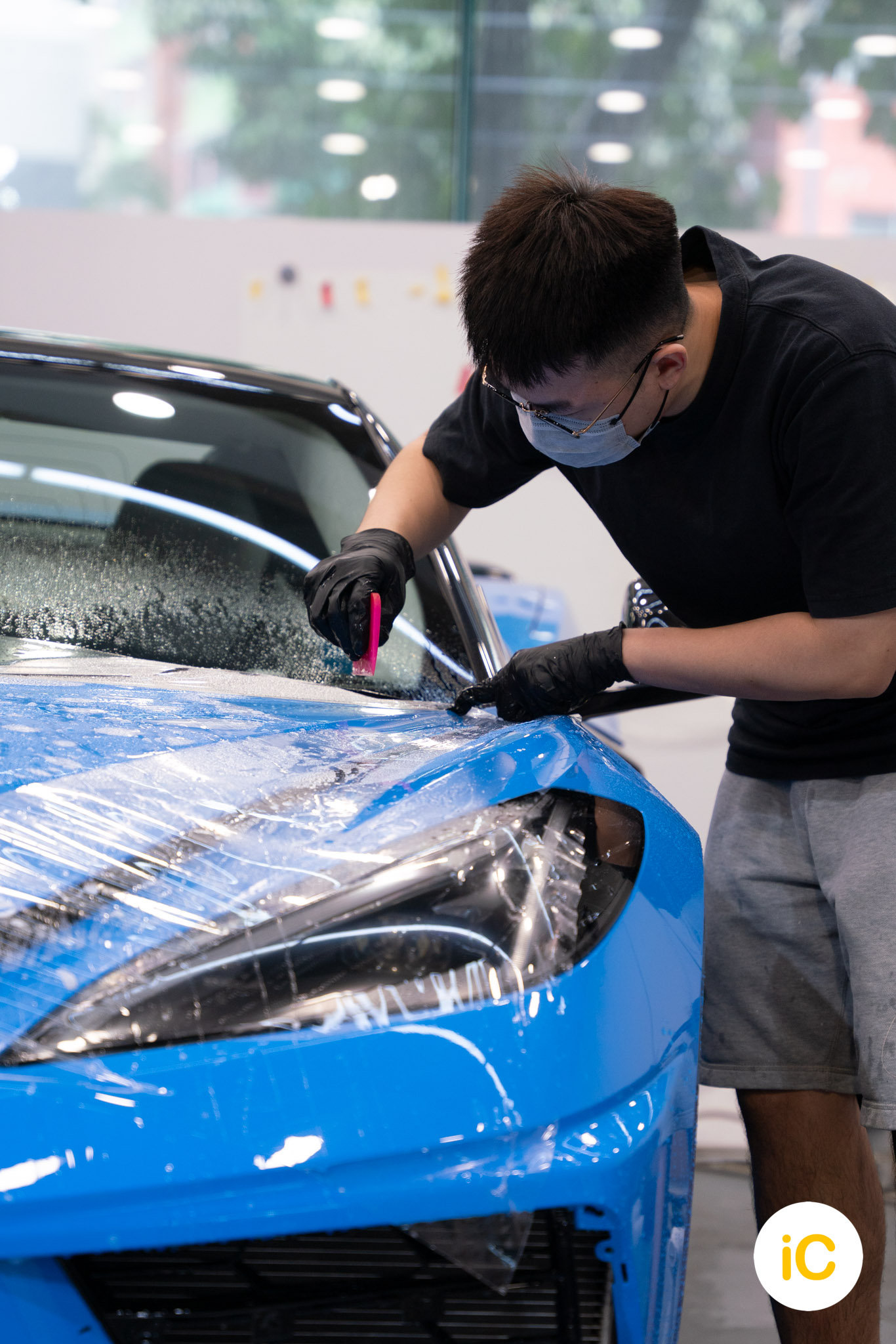 Chevrolet CORVETTE C8 透明 PPF 施工作品