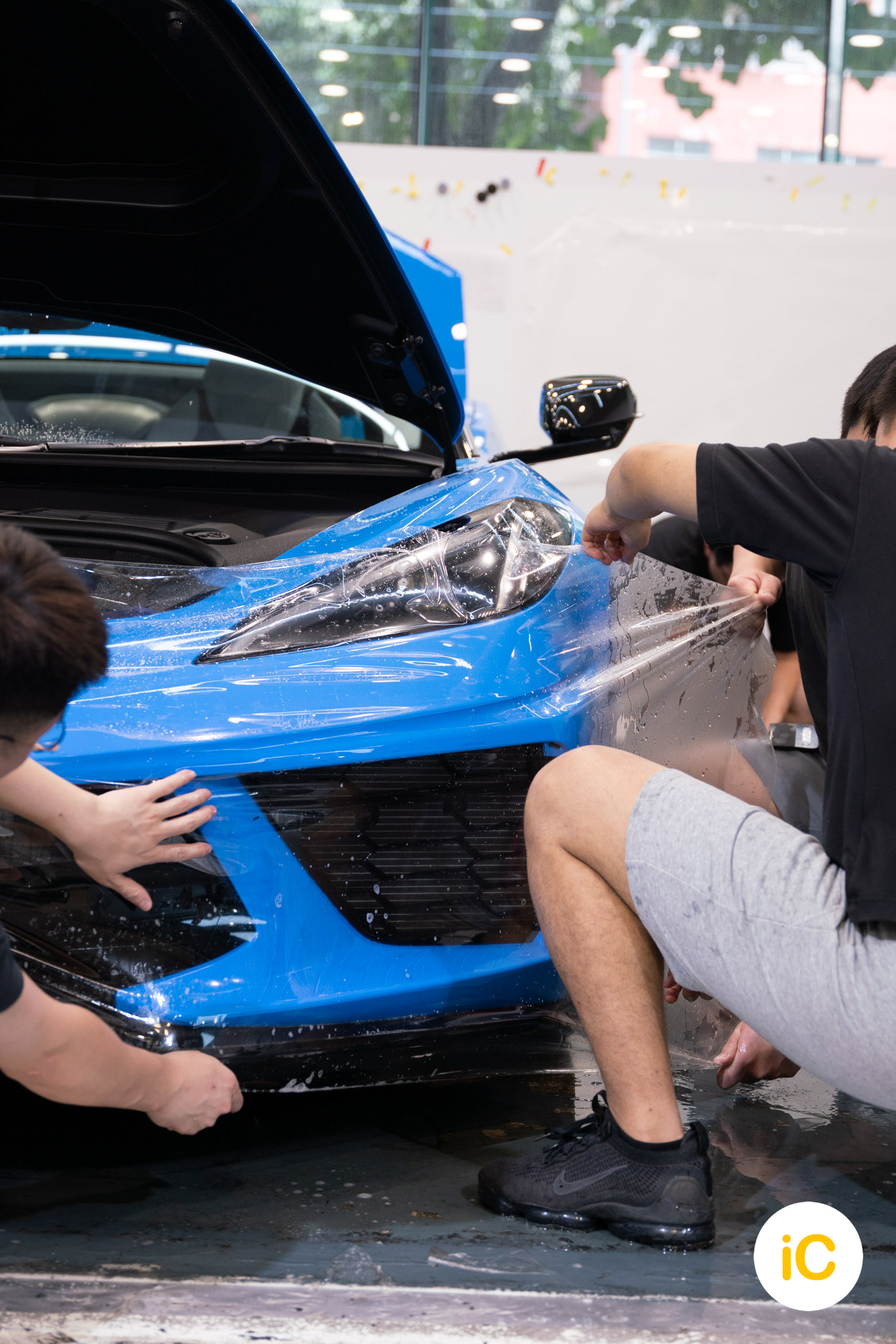 Chevrolet CORVETTE C8 透明 PPF 施工作品