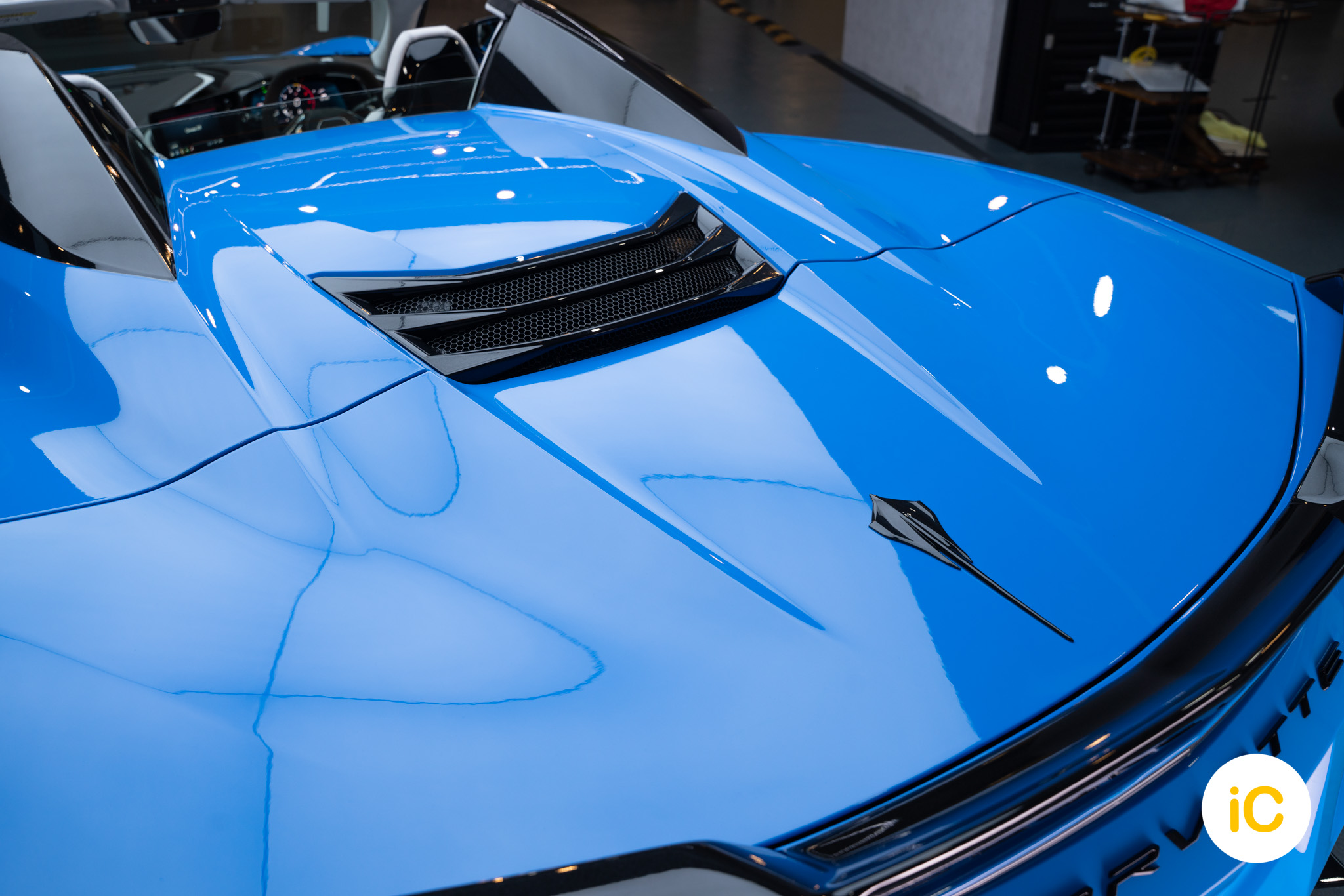 Chevrolet CORVETTE C8 透明 PPF 施工作品