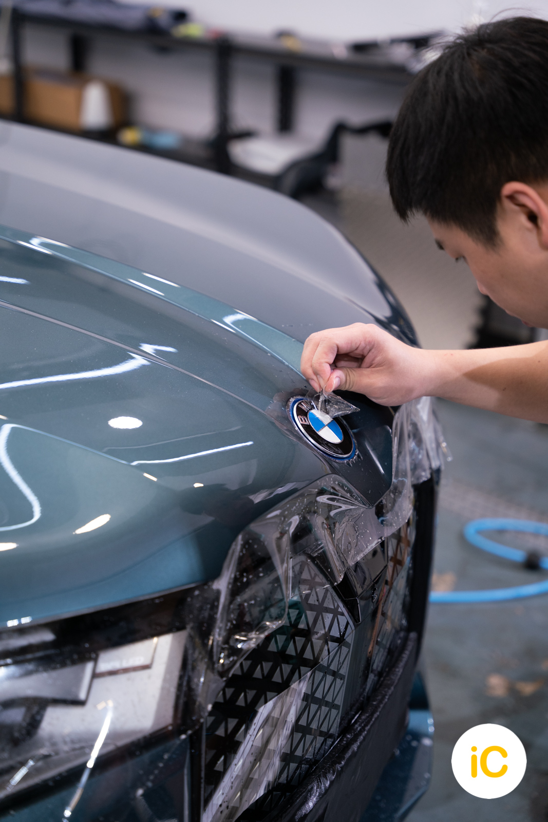 BMW iX 透明 PPF 施工作品