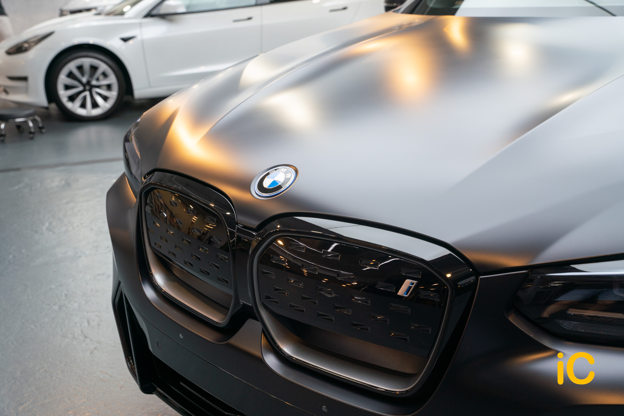 BMW iX3 Carbon Black 透明 PPF 施工作品