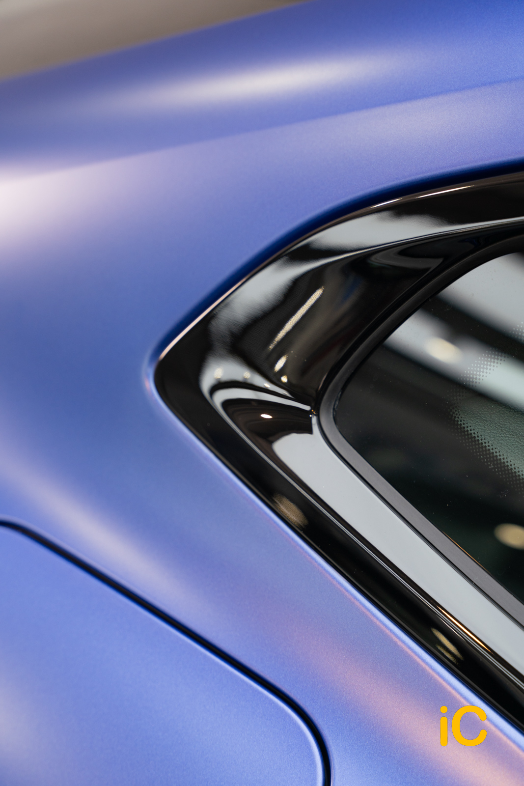 BMW i4 Portimao Blue 透明 PPF 施工作品