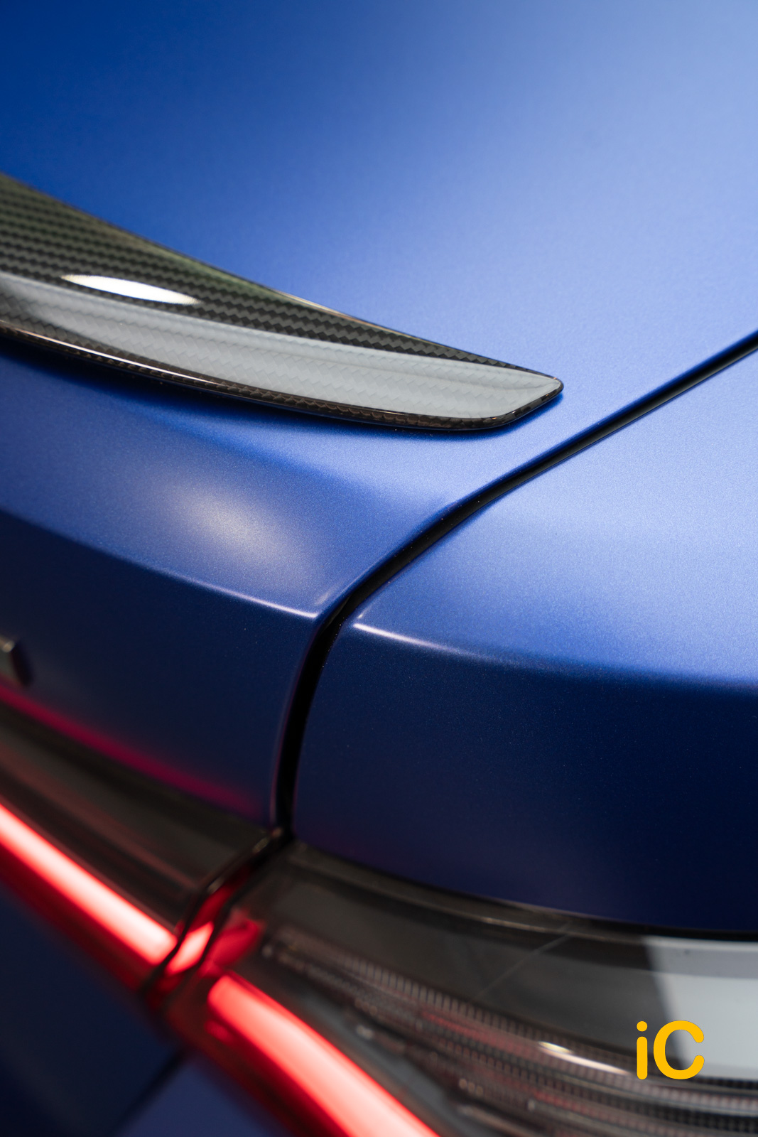 BMW i4 Portimao Blue 透明 PPF 施工作品