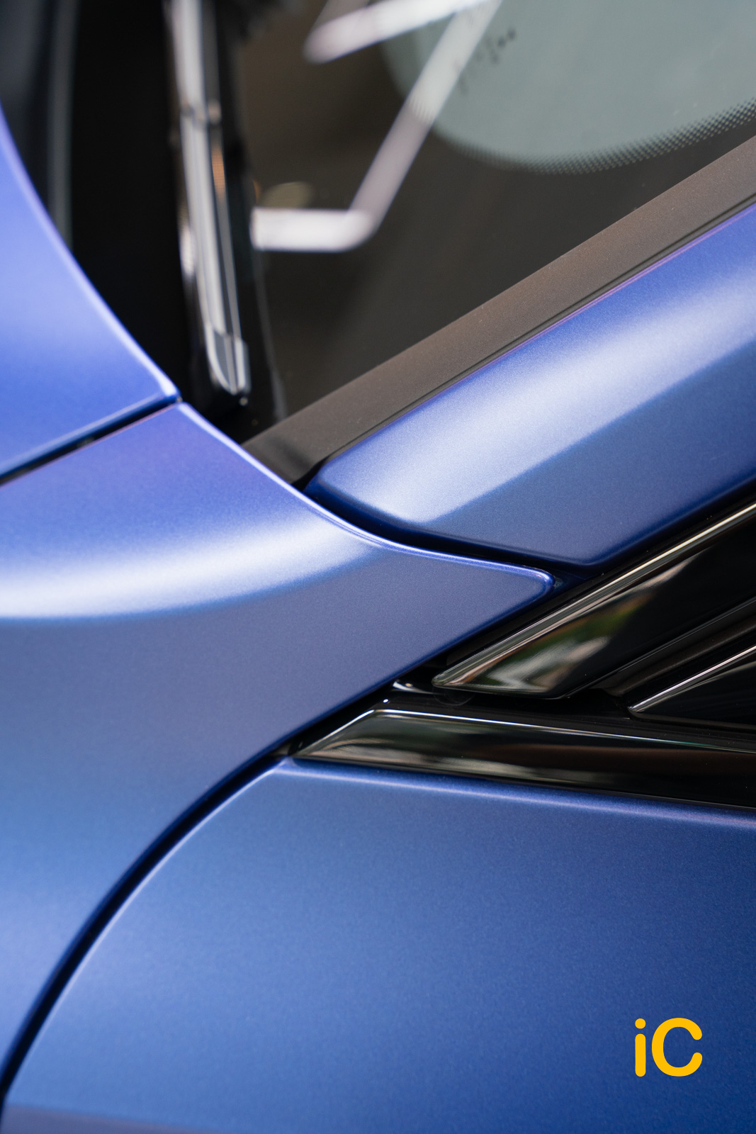 BMW i4 Portimao Blue 透明 PPF 施工作品