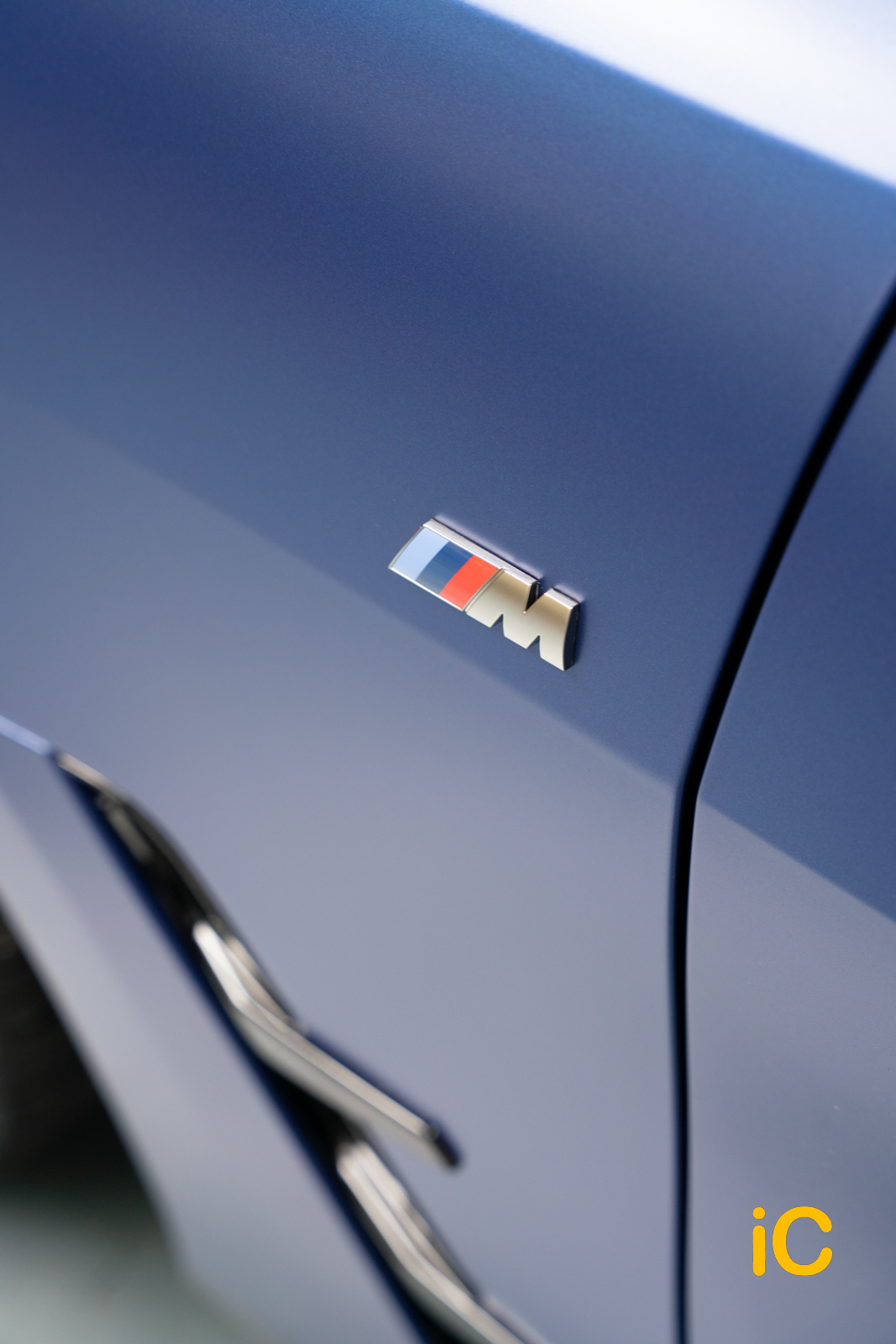 BMW i4 Portimao Blue 透明 PPF 施工作品