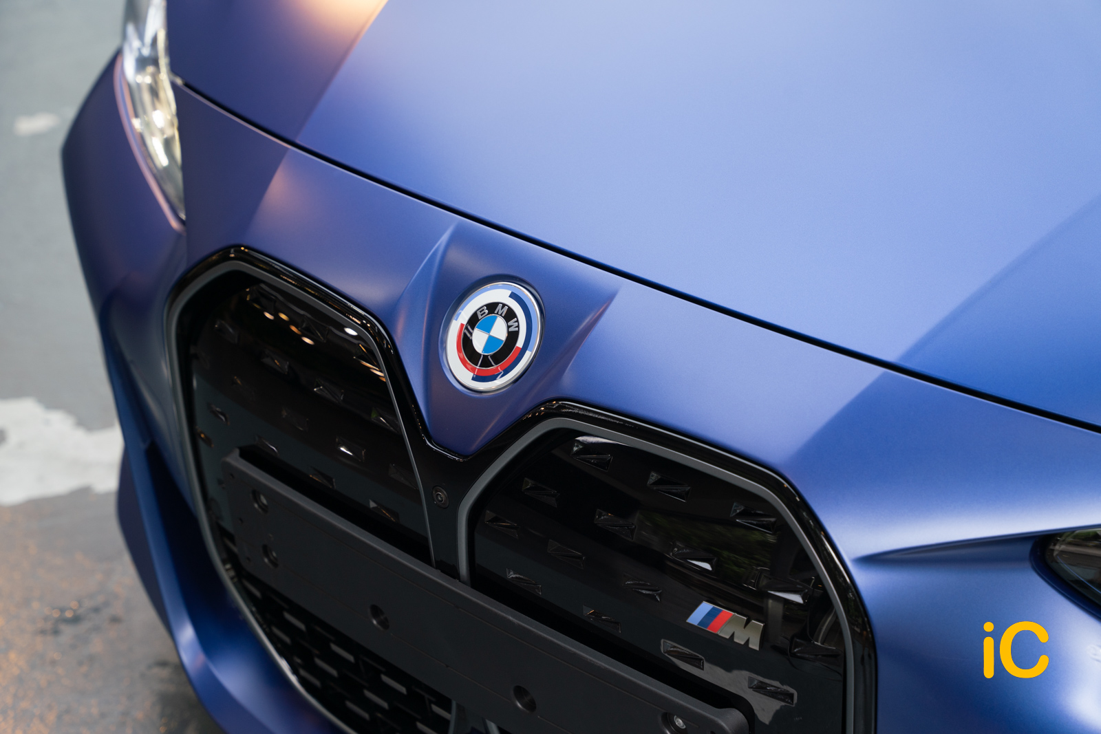 BMW i4 Portimao Blue 透明 PPF 施工作品