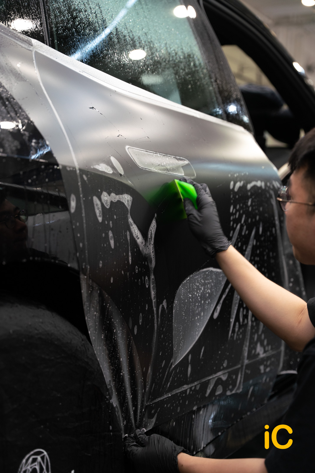 BMW iX Black Sapphire 透明 PPF 施工作品