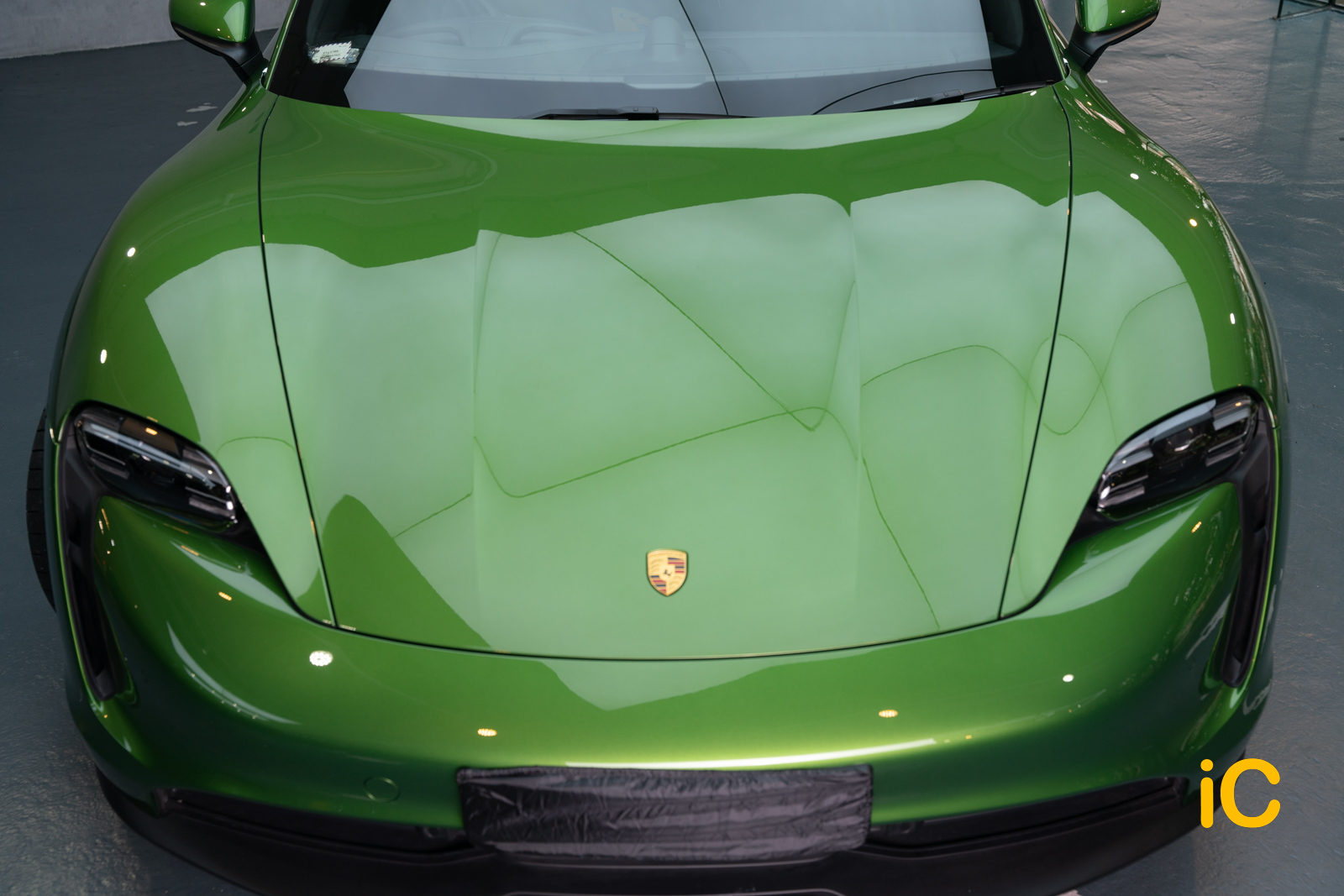 Porsche Taycan 4S 透明 PPF 施工作品