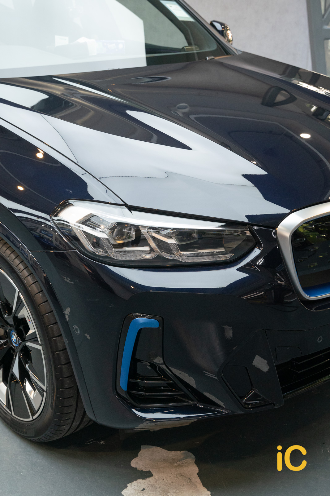 BMW iX3 Carbon Black 透明 PPF 施工作品