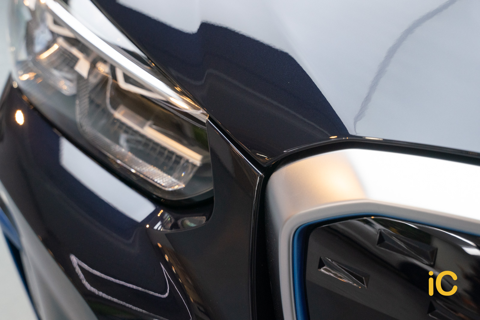 BMW iX3 Carbon Black 透明 PPF 施工作品