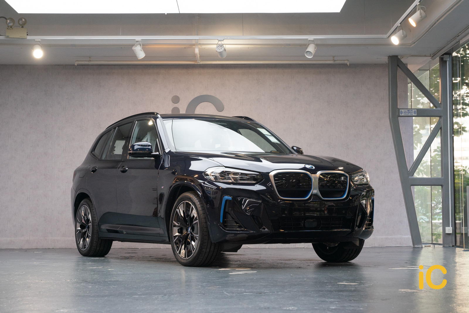 BMW iX3 Carbon Black 透明 PPF 施工作品