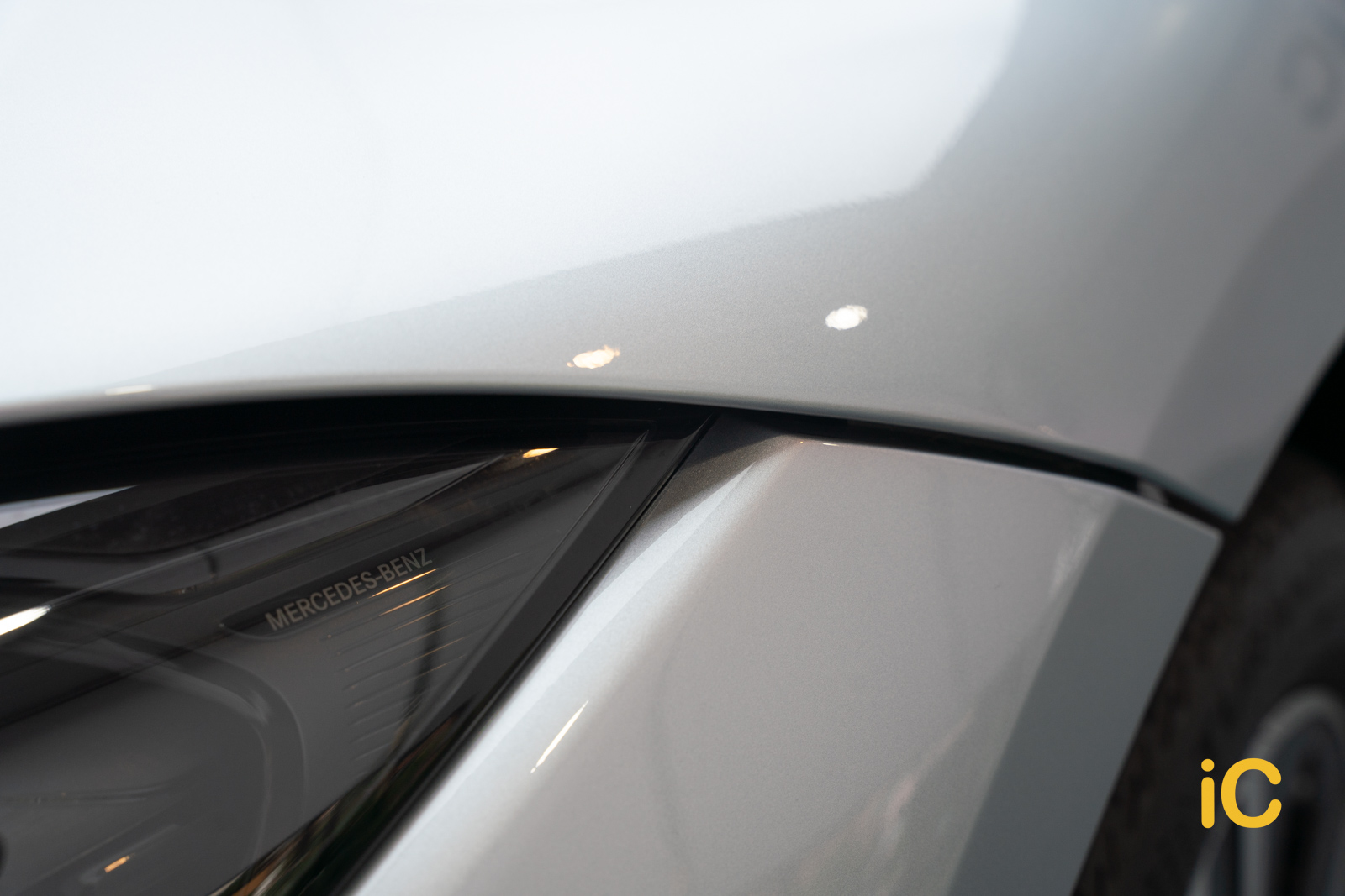 Mercedes-Benz EQE 透明 PPF 施工作品