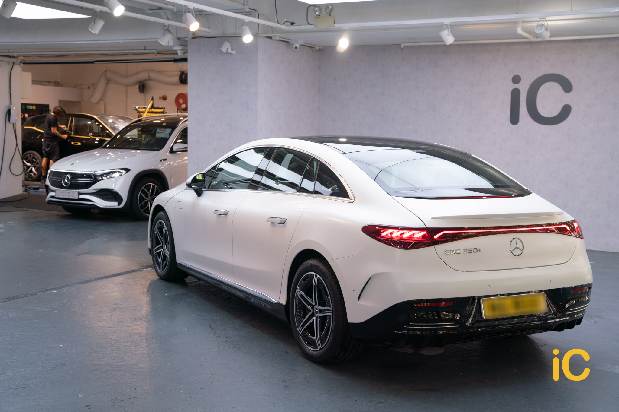 Mercedes-Benz EQE 透明 PPF 施工作品
