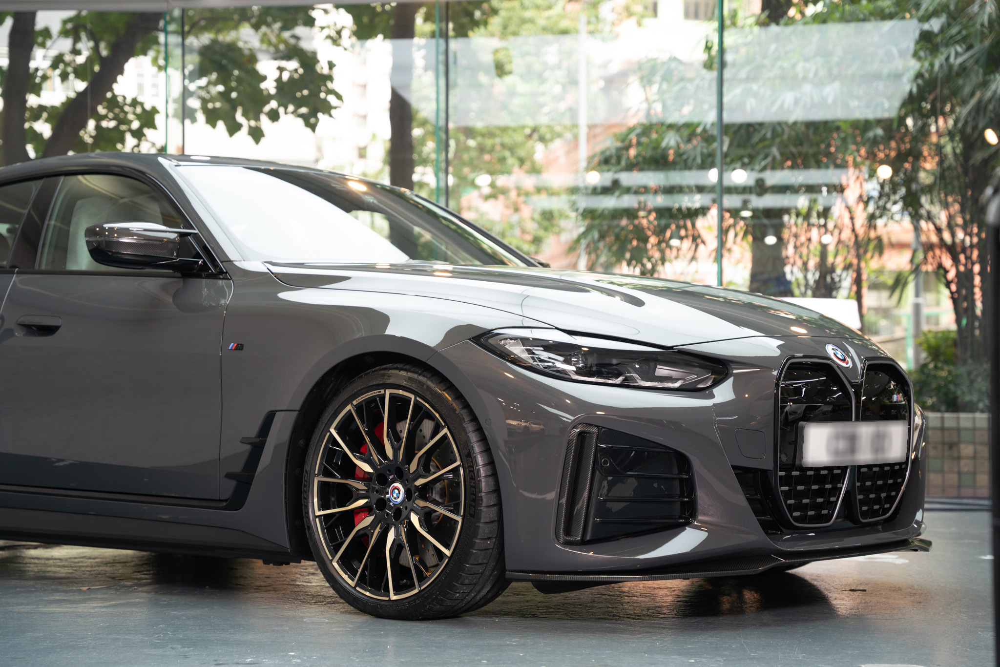 BMW i4 M50 Dravit Grey 透明 PPF 施工作品