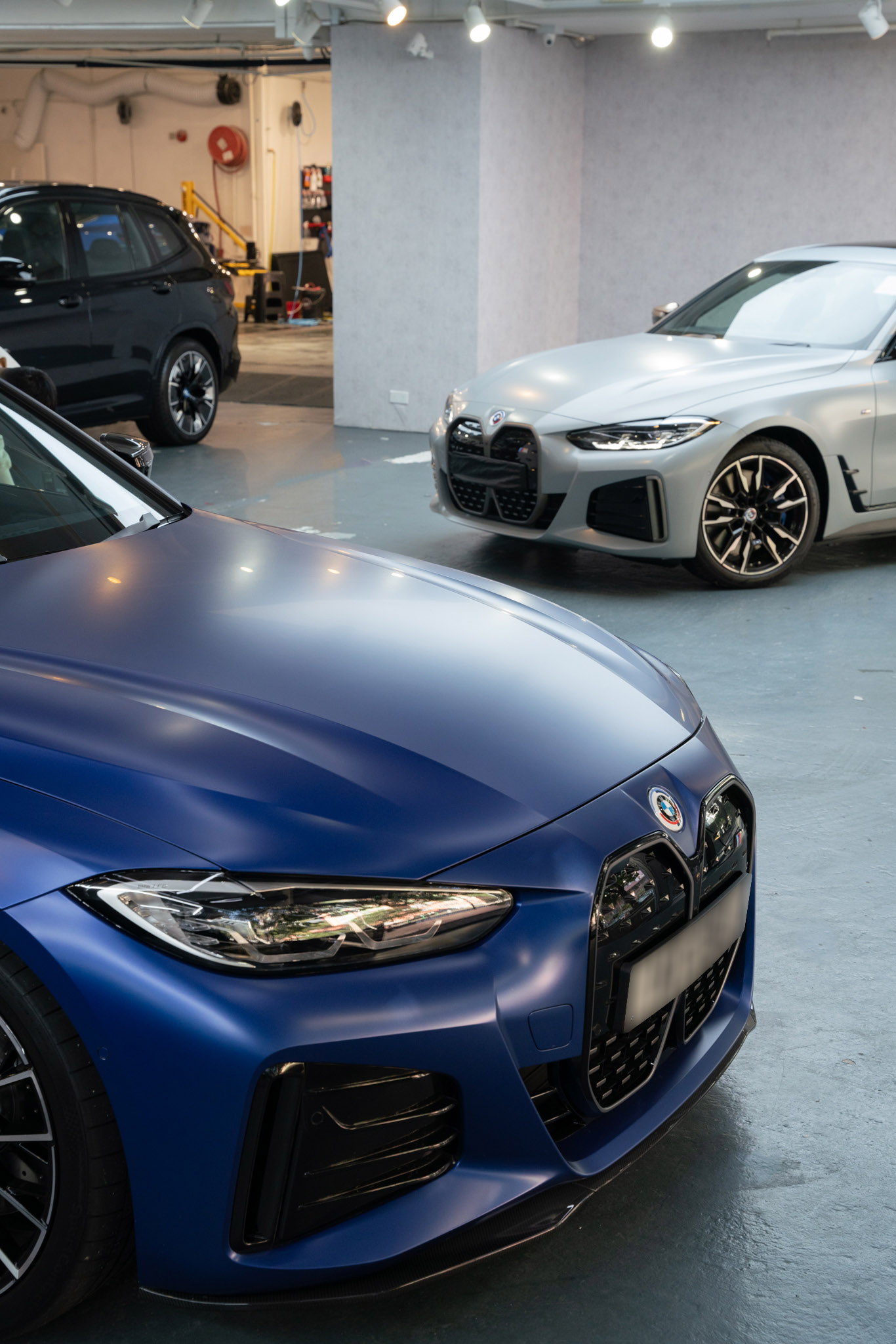 BMW i4 Brooklyn Grey 透明 PPF 施工作品