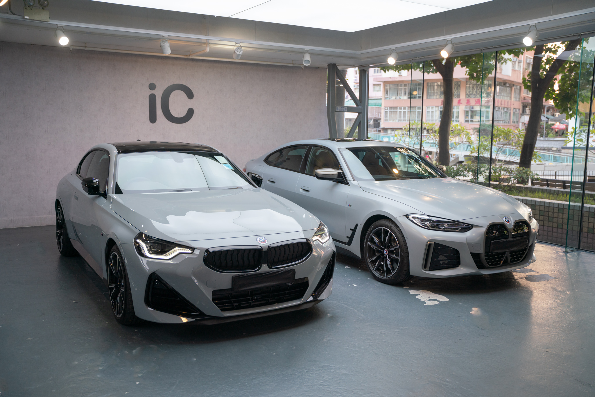 BMW i4 Brooklyn Grey 透明 PPF 施工作品