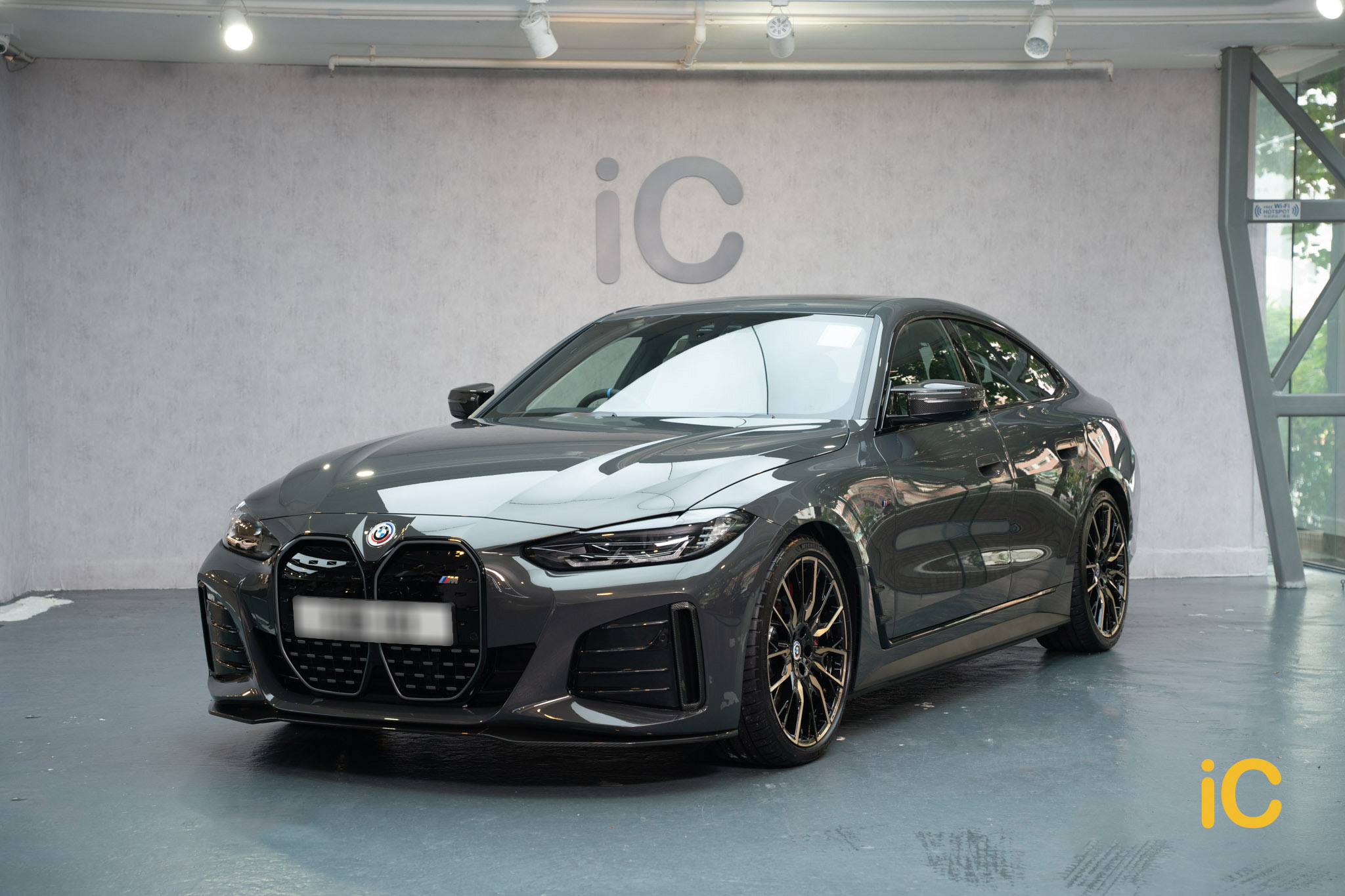 BMW i4 M50 Dravit Grey 透明 PPF 施工作品