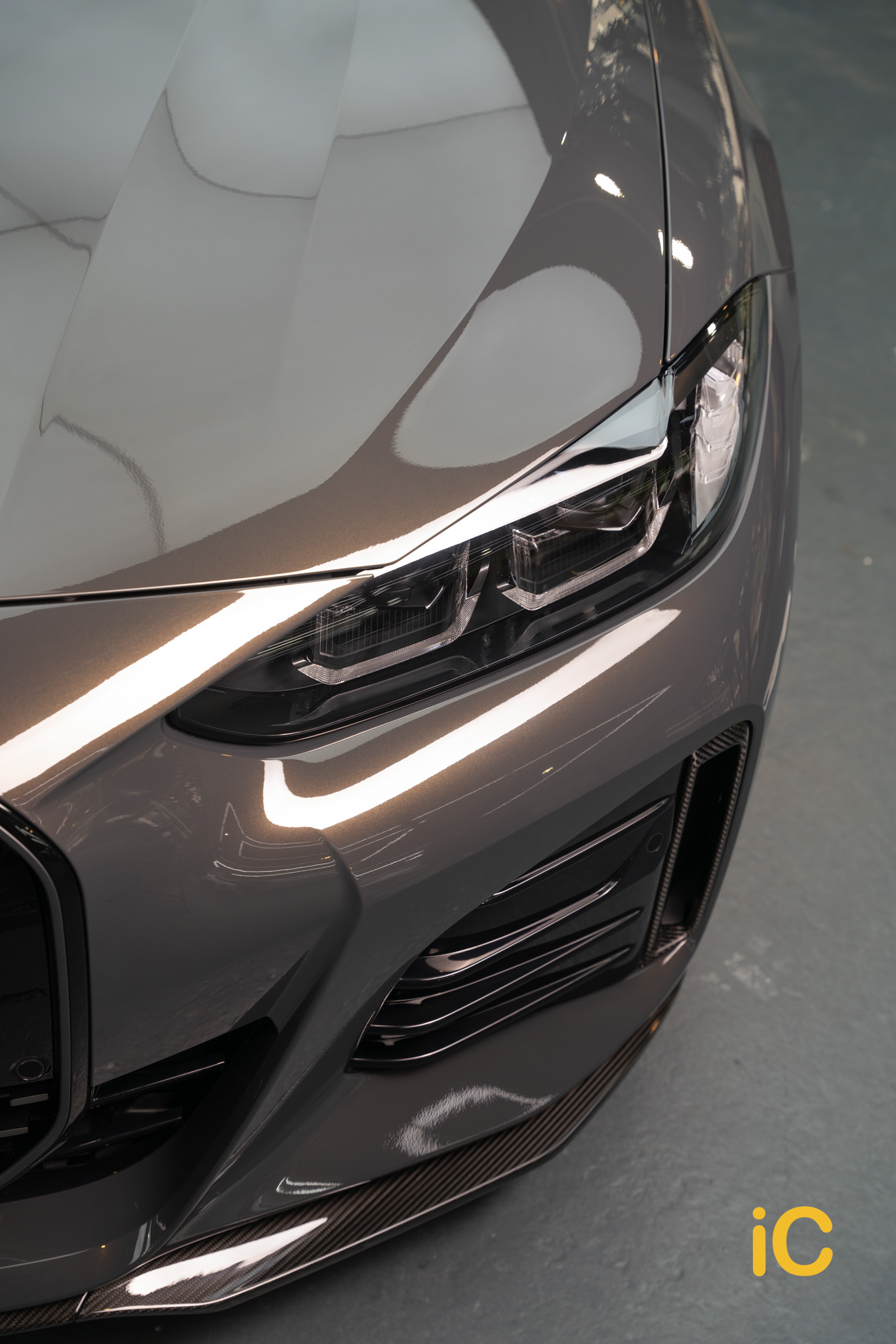 BMW i4 M50 Dravit Grey 透明 PPF 施工作品