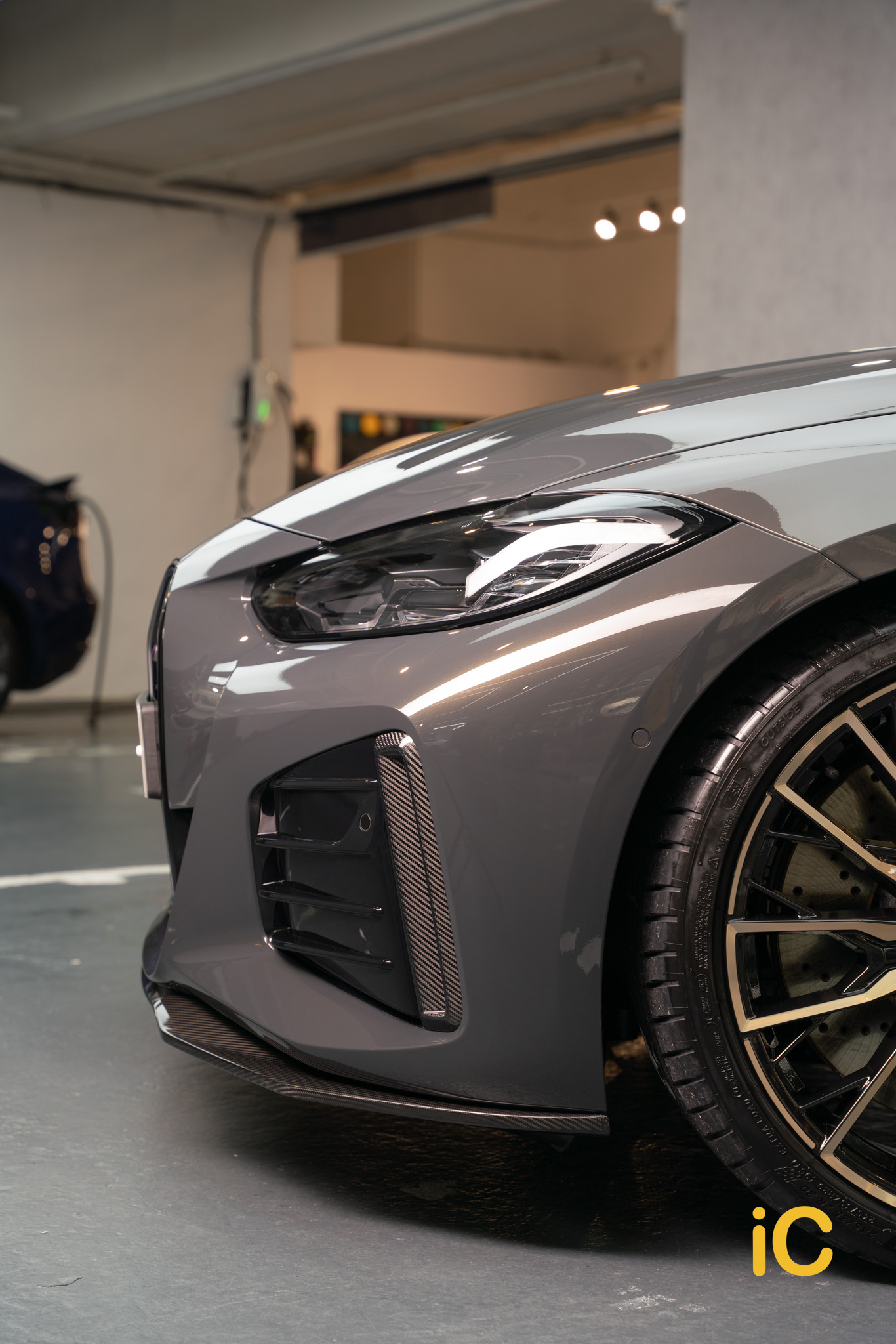 BMW i4 M50 Dravit Grey 透明 PPF 施工作品