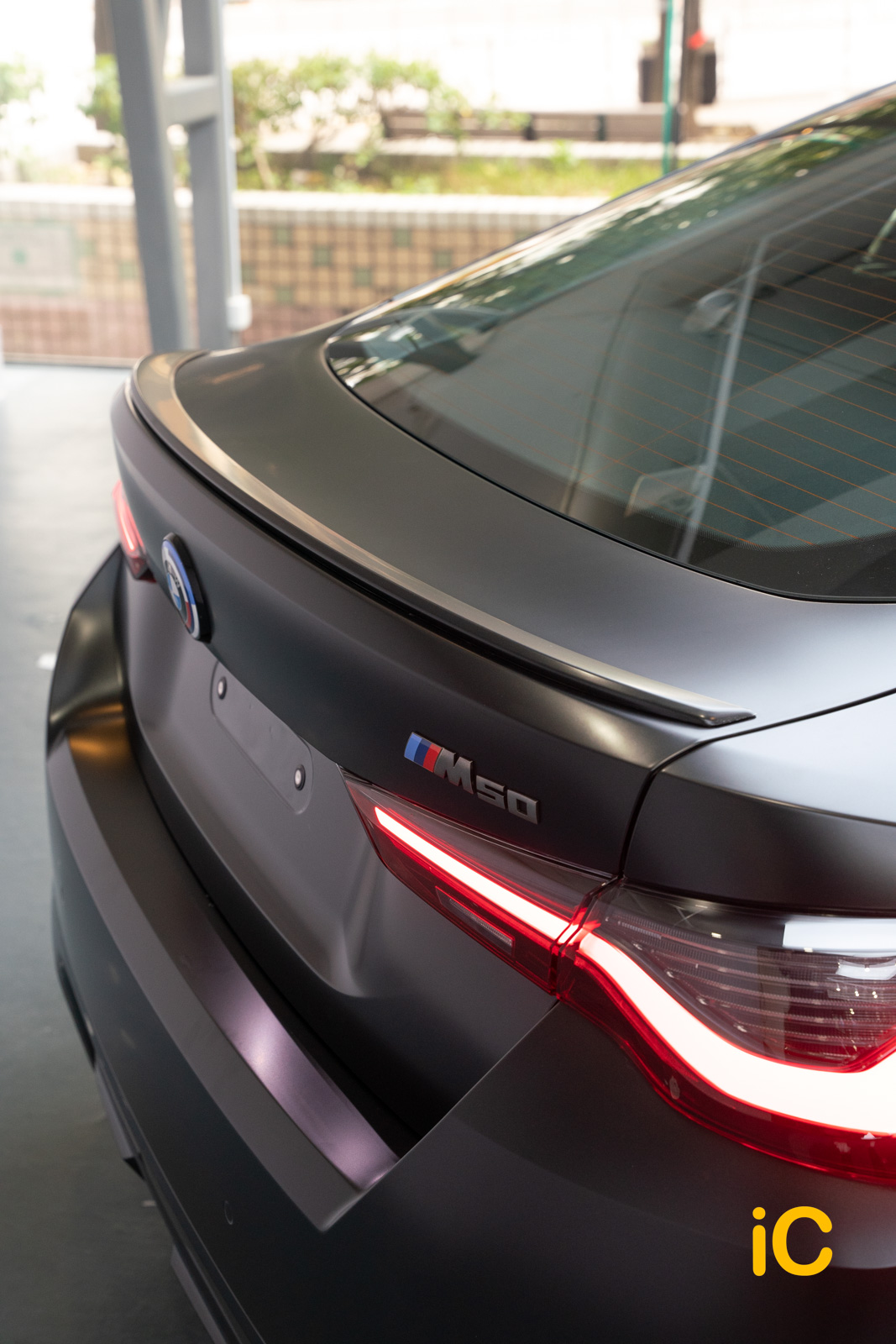 BMW i4 Black Sapphire 透明 PPF 施工作品