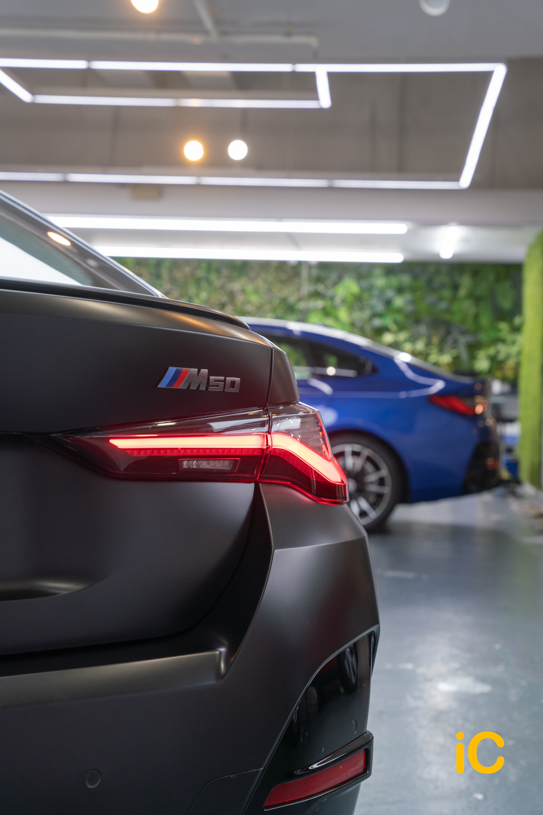 BMW i4 Black Sapphire 透明 PPF 施工作品
