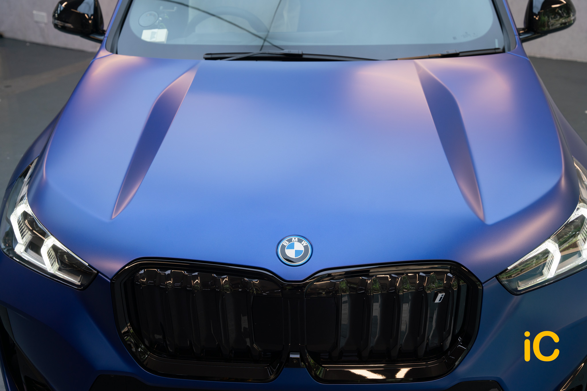 BMW iX1 Portimao Blue 透明 PPF 施工作品