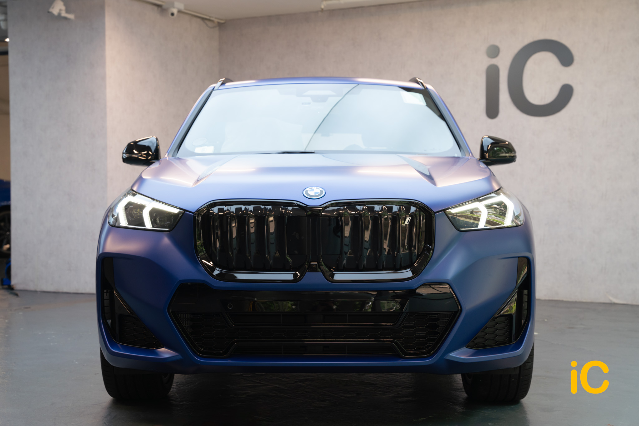 BMW iX1 Portimao Blue 透明 PPF 施工作品