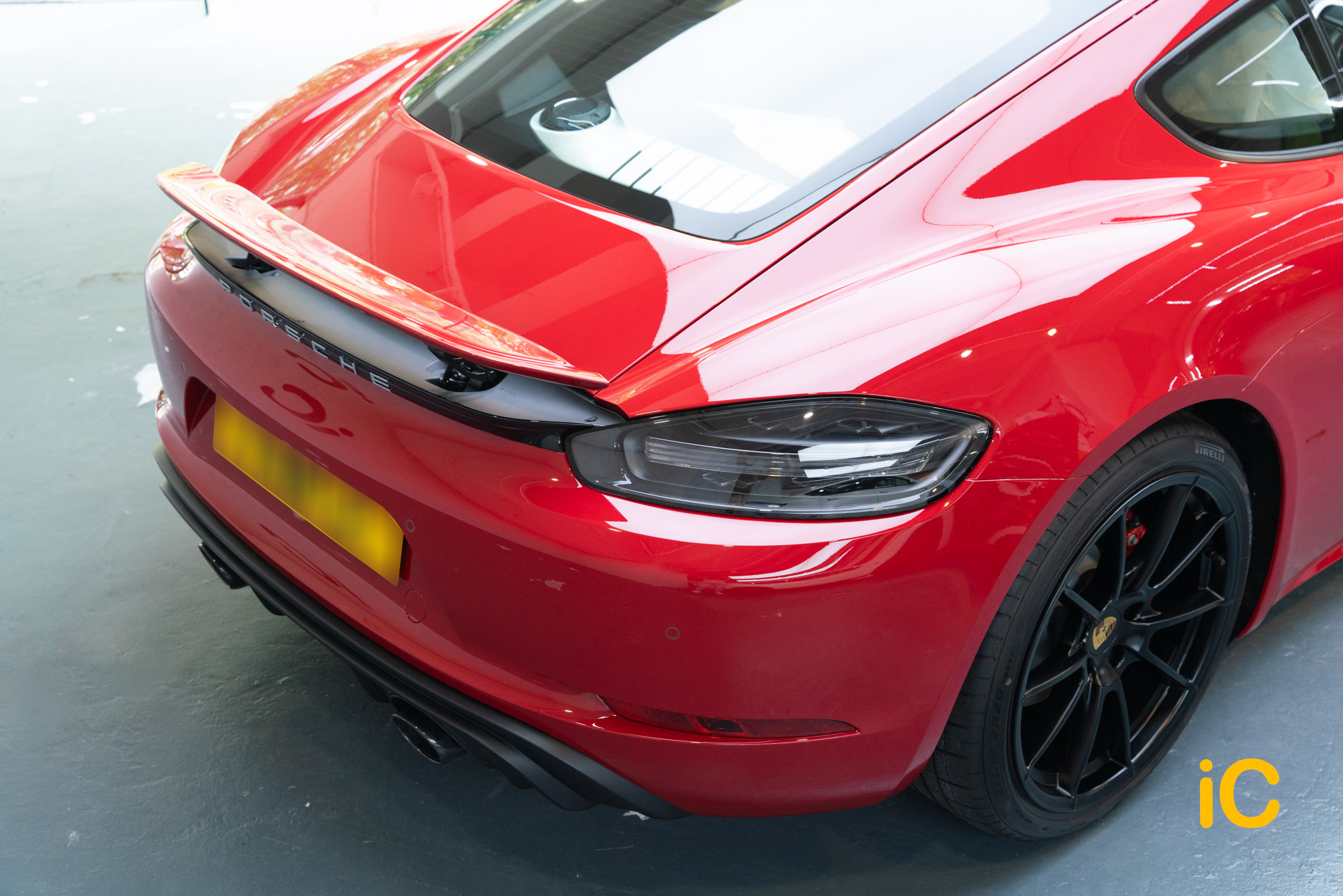 Porsche 718 Cayman GTS 透明 PPF 施工作品