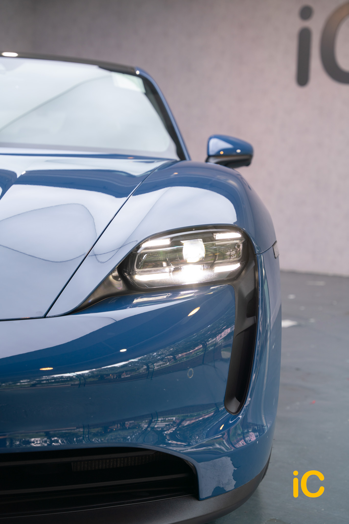 Porsche Taycan 透明 PPF 施工作品
