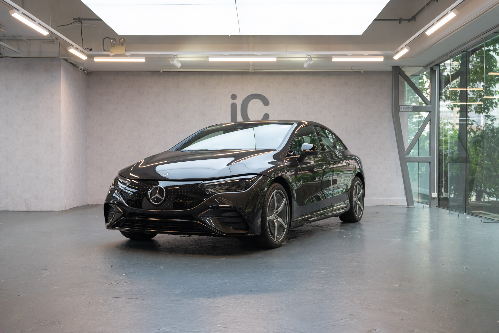 Mercedes-Benz EQE 透明 PPF 施工作品