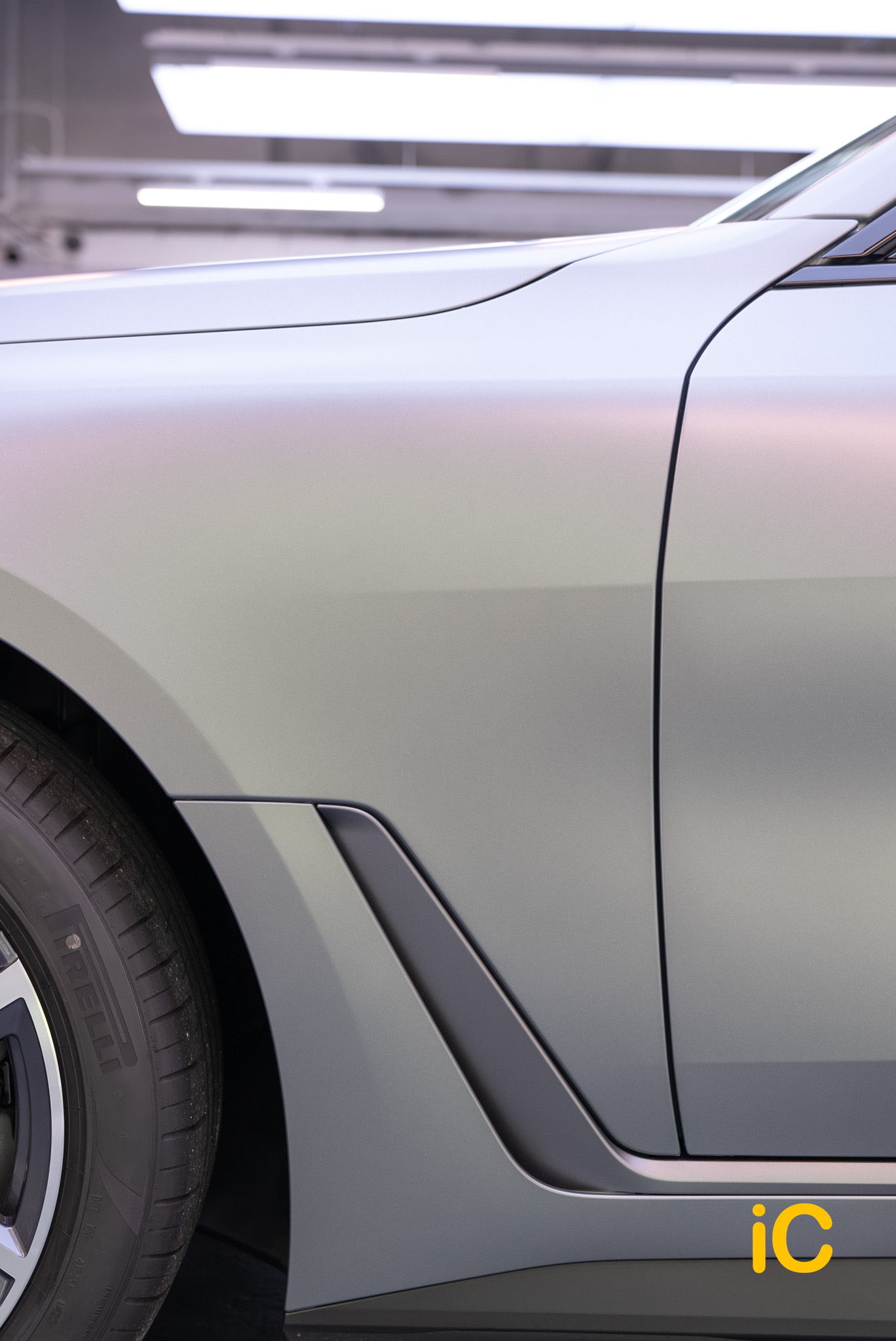 BMW i4 Skyscraper Grey 透明 PPF 施工作品