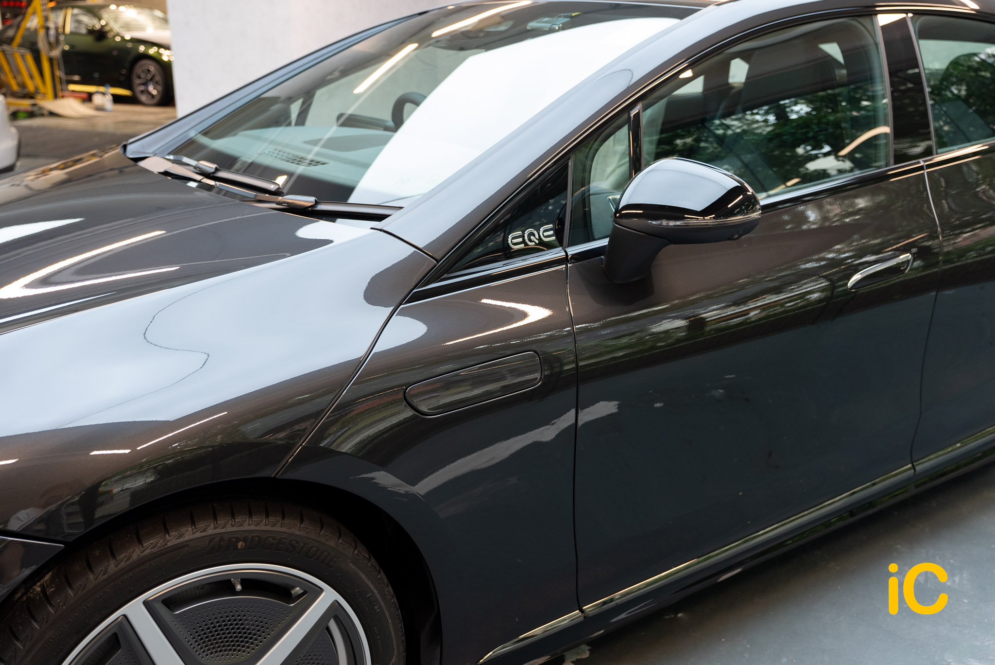 Mercedes-Benz EQE 透明 PPF 施工作品