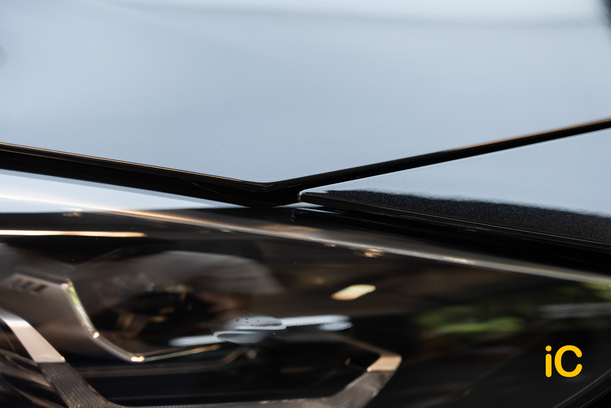 BMW i4 Black Sapphire 透明 PPF 施工作品
