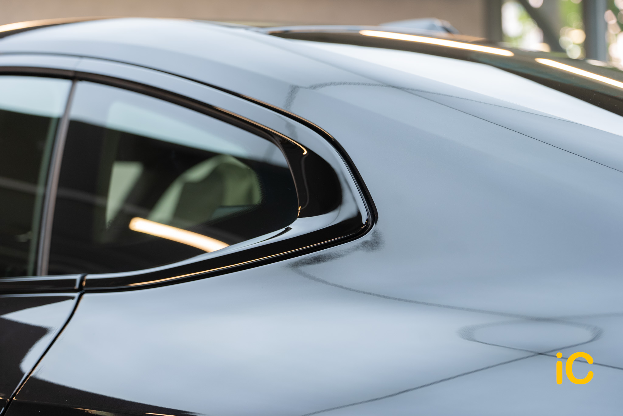 BMW i4 Black Sapphire 透明 PPF 施工作品