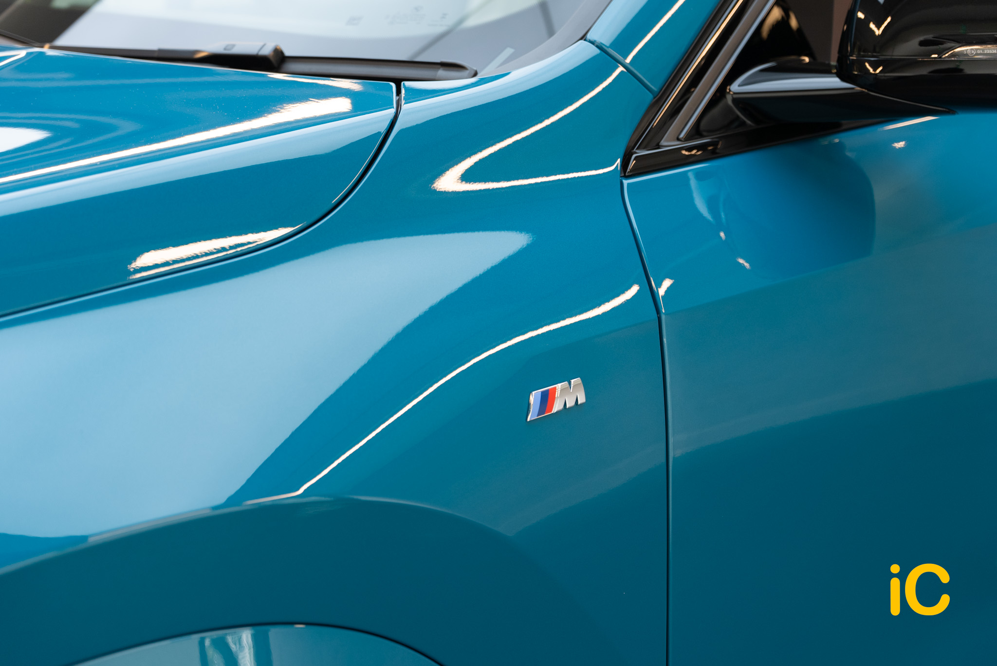 BMW iX1 Blue Bay Lagoon 透明 PPF 施工作品